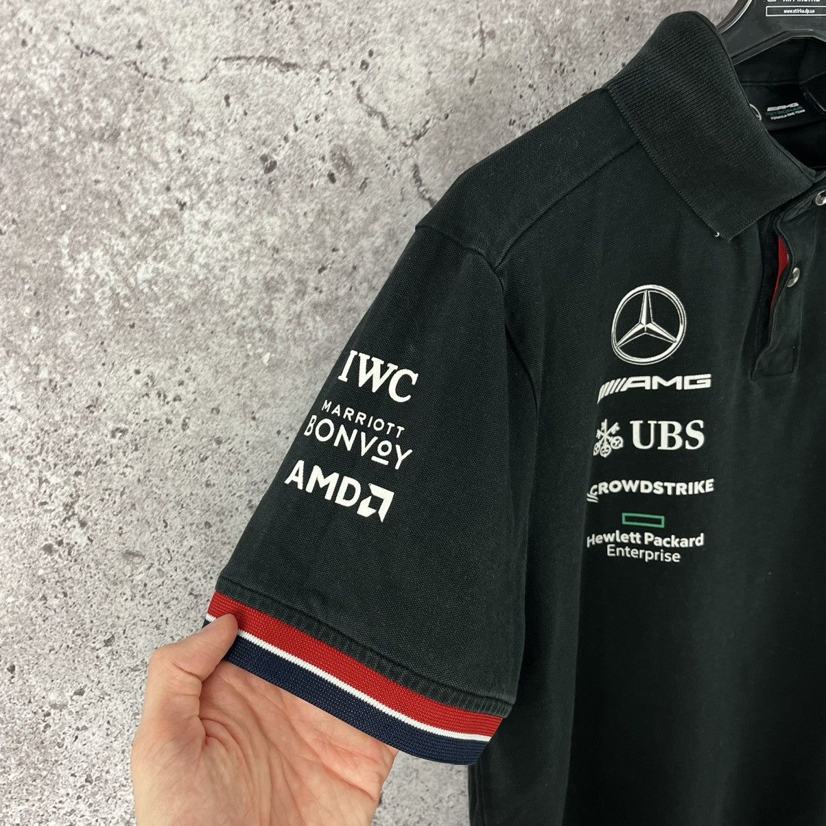 Mercedes-Benz × Racer Worldwide × Tommy Hilfiger AMG Mercedes Petronas Formula Team Polo T-Shirt Black Size L Size US L / EU 52-54 / 3 - 4 Thumbnail