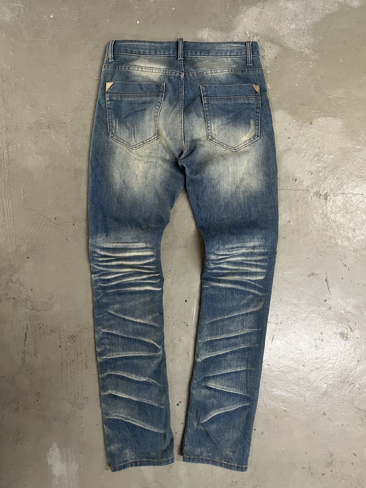 If Six Was Nine GRAIL CAVARI A MUD MAX WASHED DISTRESSED COTTON PANT Size US 30 / EU 46 - 2 Thumbnail