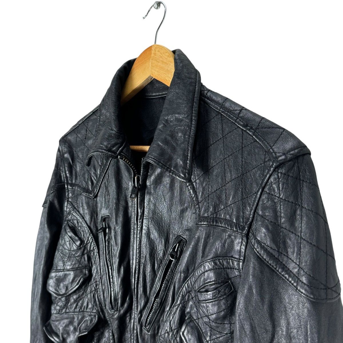 Vintage ☀️I RISH BIKERS LEATHER JACKET Size US M / EU 48-50 / 2 - 9 Thumbnail