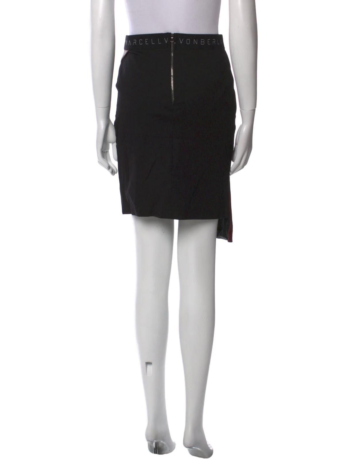 Other Marcell Von Berlin Leather Knee-Length Skirt Size: S | US 4 Size 28" / US 6 / IT 42 - 3 Thumbnail