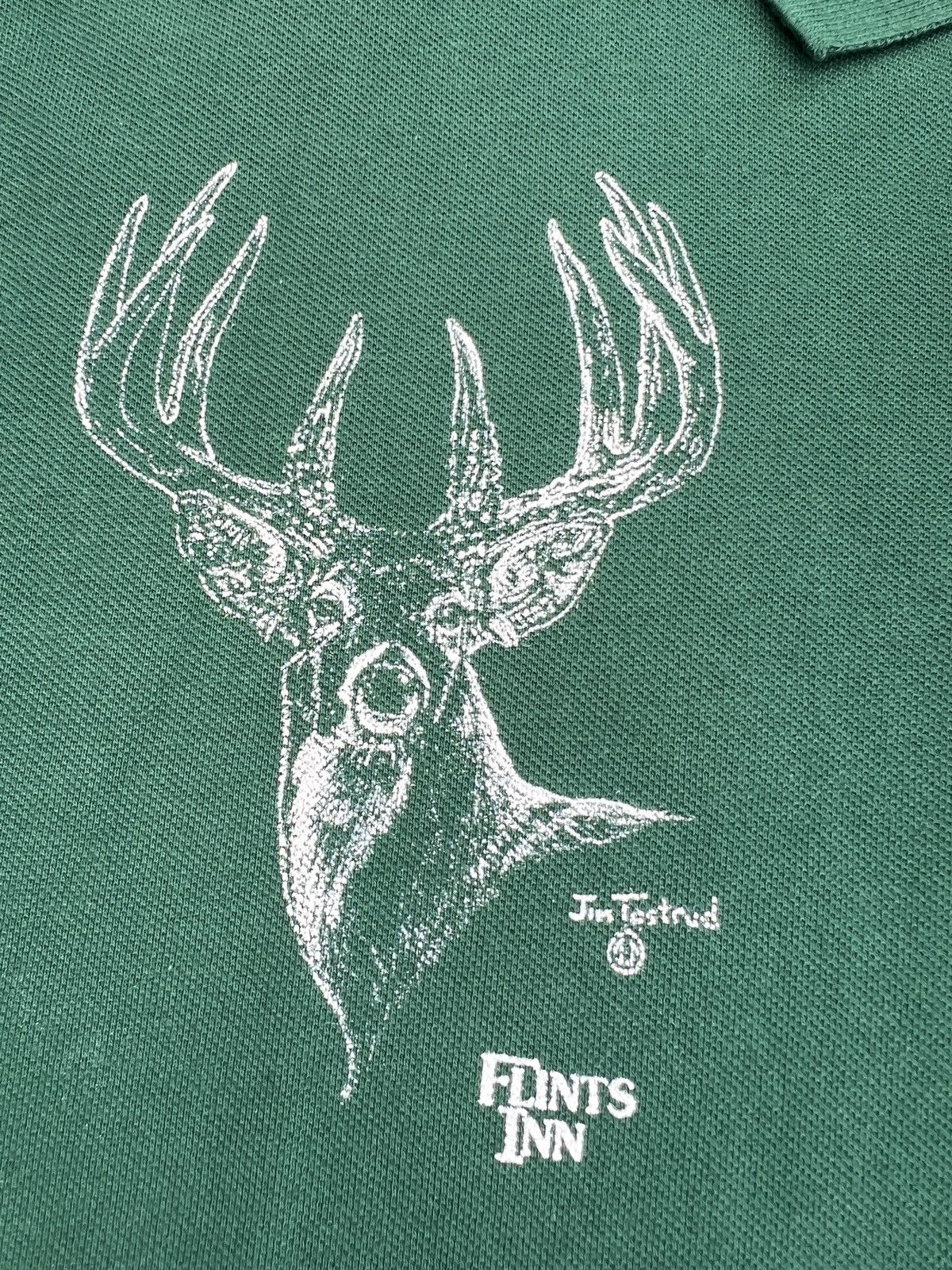 Hanes × Vintage Vintage 90s Nature Bowhunting Polo Long Sleeve Shirt Size US XL / EU 56 / 4 - 7 Thumbnail
