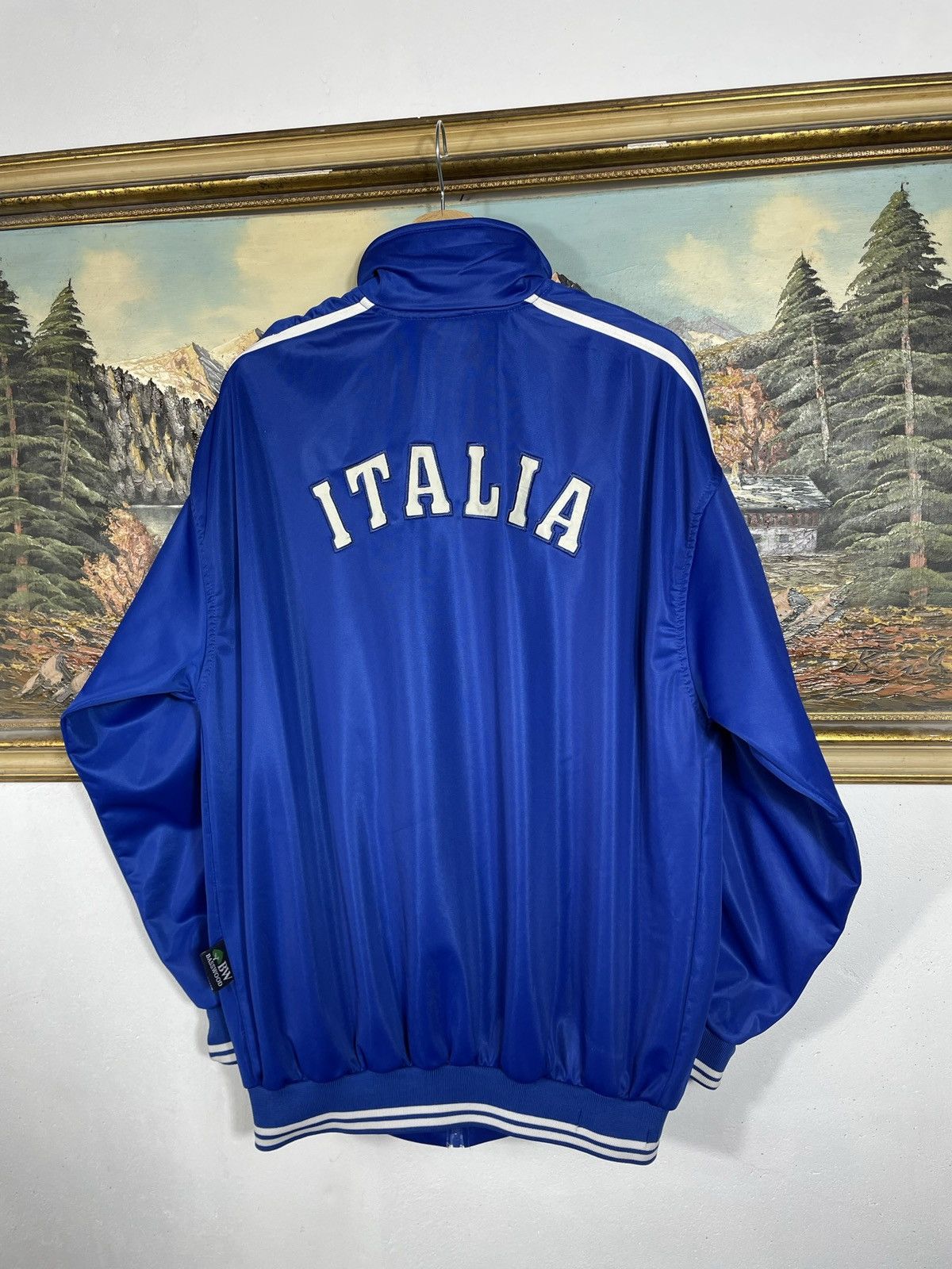 Vintage Italia Vintage Y2k Zip Sweatshirt Football Blockcore Italy Size US XXL / EU 58 / 5 - 9 Thumbnail