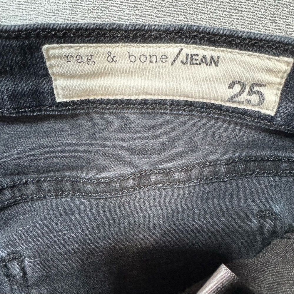 Rag & Bone Rag & Bone Capri Skinny Cropped Distressed Steele Jeans Siz Size 25" / US 0 / IT 36 - 6 Thumbnail