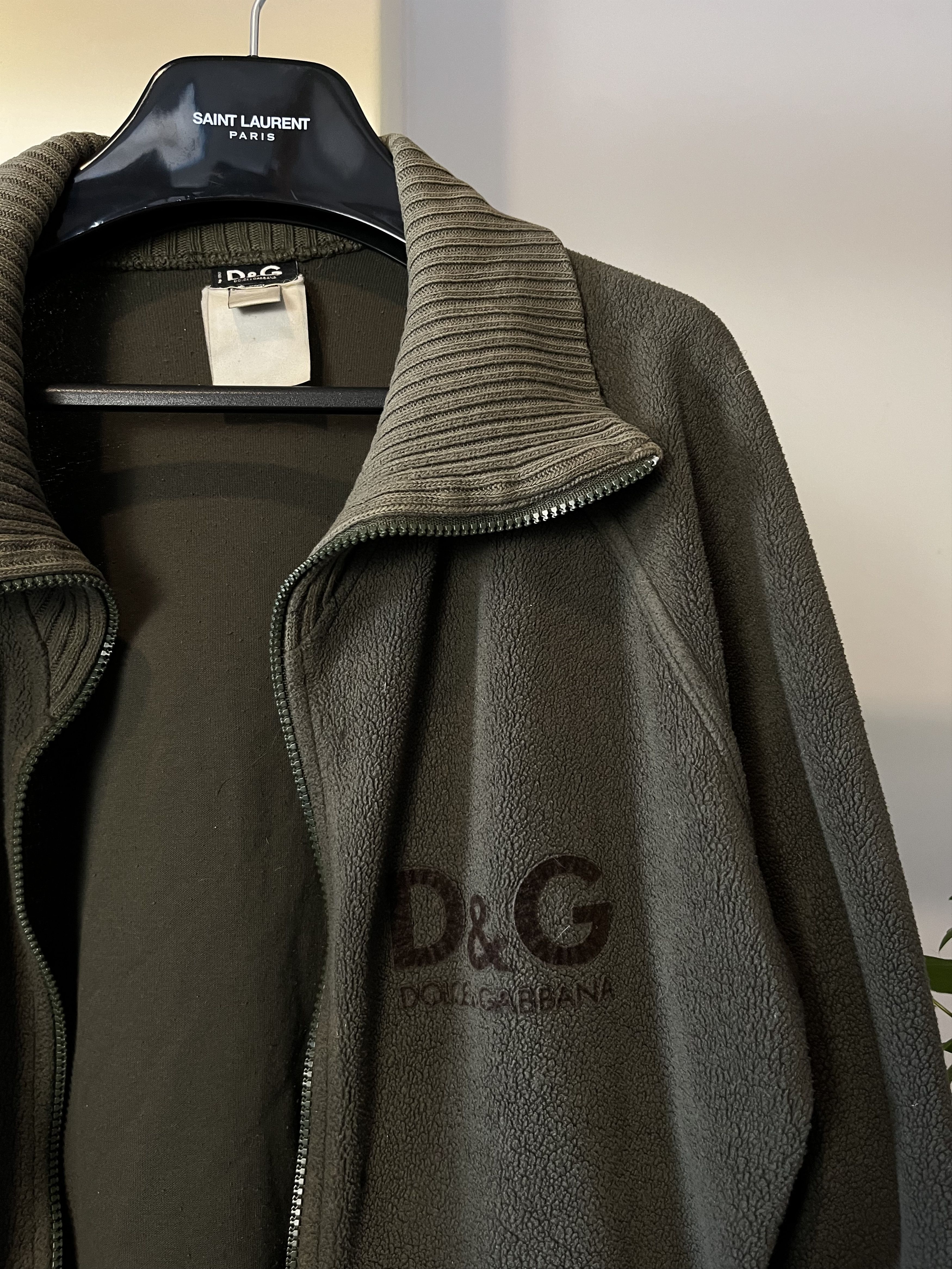 Dolce & Gabbana × Vintage 90s Dolce & Gabbana D&G Archive Zip Fleece Size US L / EU 52-54 / 3 - 3 Thumbnail