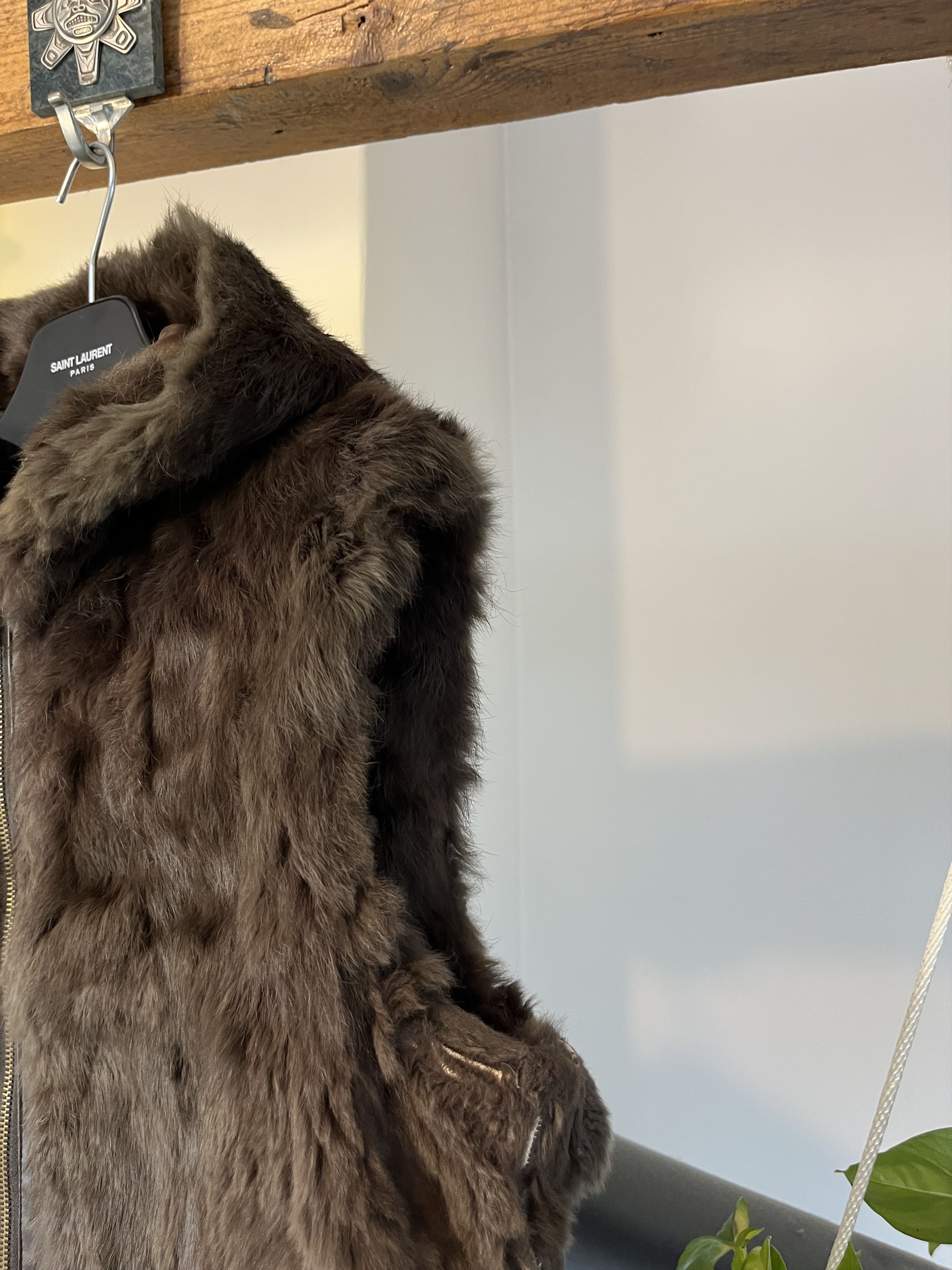 If Six Was Nine × Japanese Brand y2k Avant Garde Opium Emo Fur Hoodie Vest Jacket Drip Size US S / EU 44-46 / 1 - 5 Thumbnail
