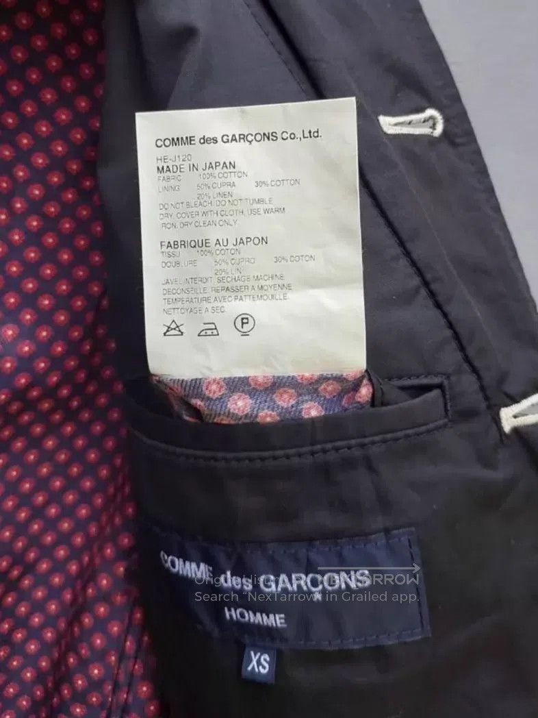 Comme des Garcons Comme des Garcons Blazer, Pink Polka Dot Lining Size US XS / EU 42 / 0 - 8 Thumbnail