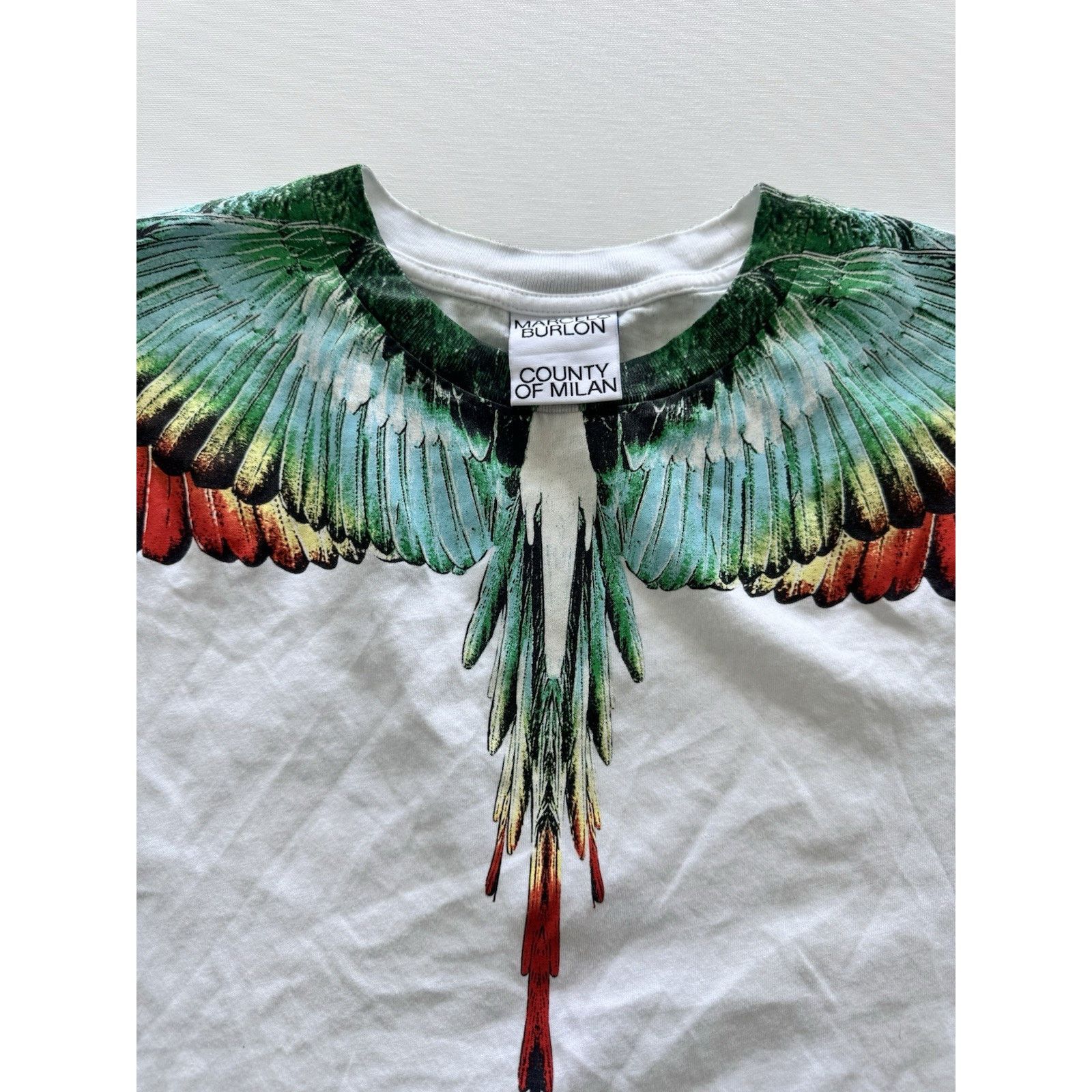 Marcelo Burlon Marcelo Burlon County of Milan Graphic Tee shirt XS Size US XS / EU 42 / 0 - 3 Thumbnail