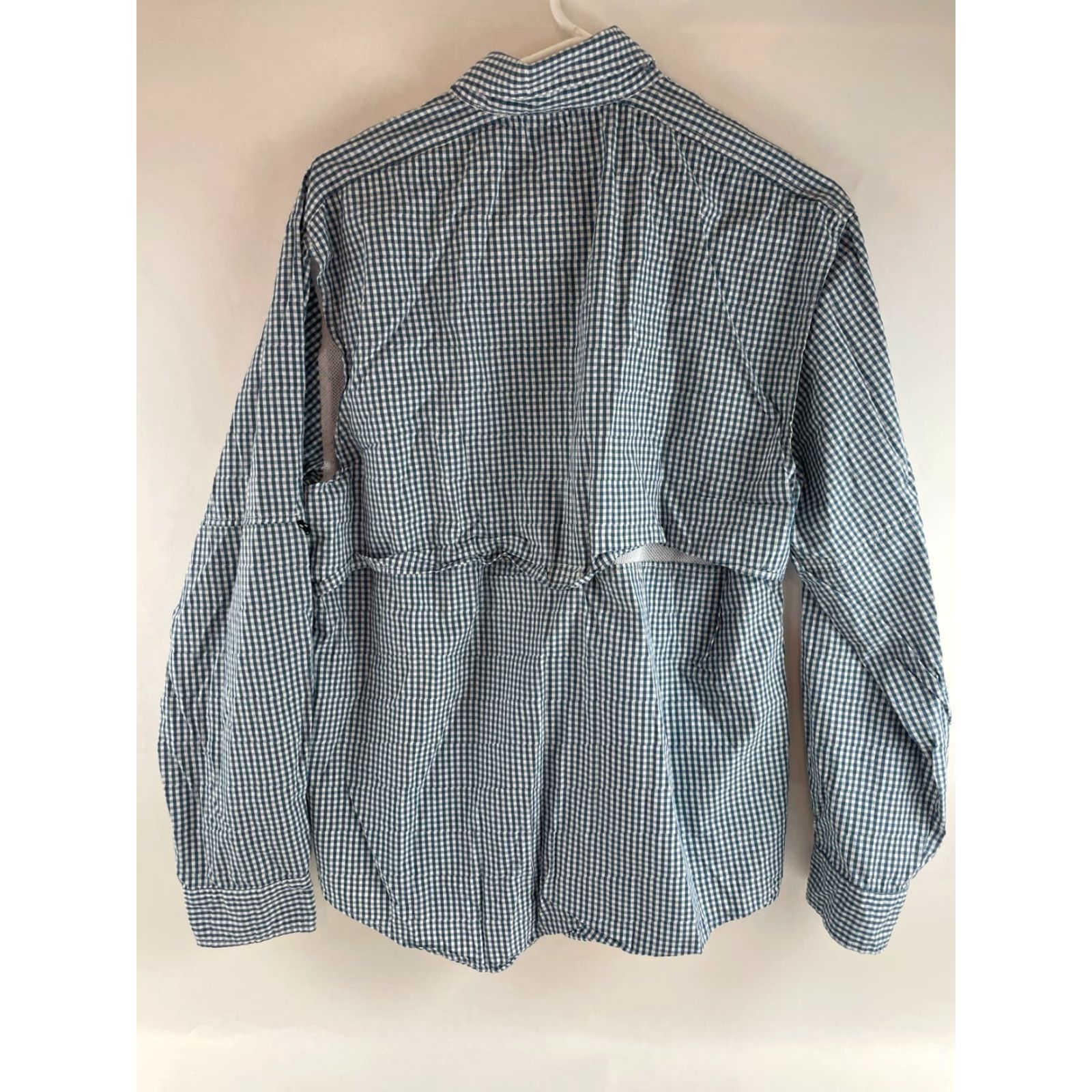 Vintage Field N' Forest Shirt Men M Blue White Check Button-Down Pockets Vented Fishing Button Up Size US M / EU 48-50 / 2 - 2 Thumbnail