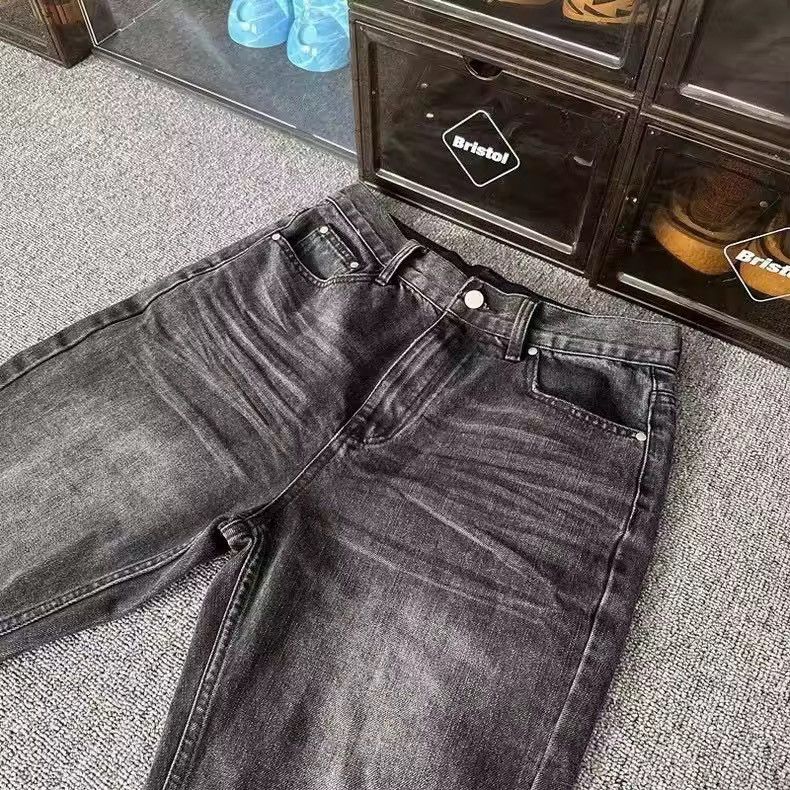 Vintage Distressed Flared Washed Streetwear Design Jeans Size US 34 / EU 50 - 7 Thumbnail