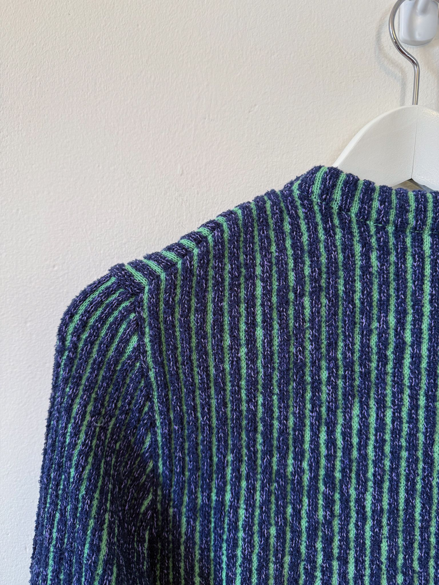 Acne Studios Stripe High Neck Sweater Green/multi Size US M / EU 48-50 / 2 - 5 Thumbnail