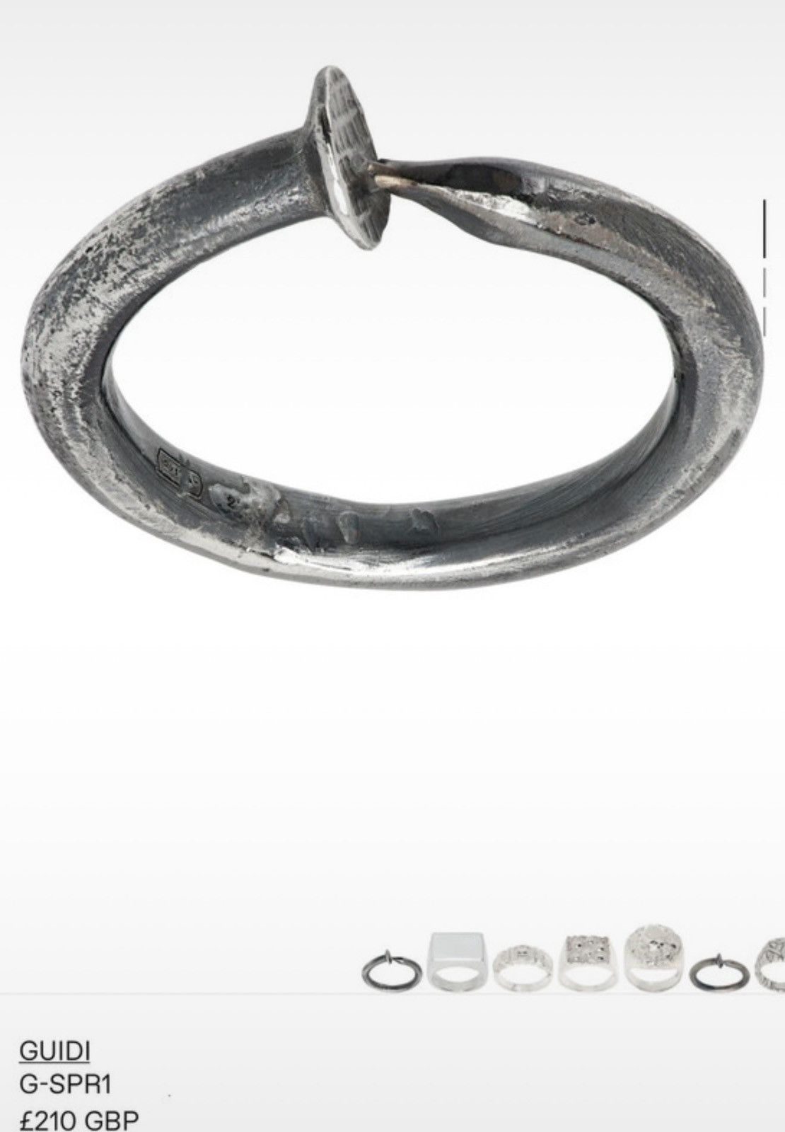 Guidi Guidi G-SPR1 Ring Size ONE SIZE - 9 Thumbnail