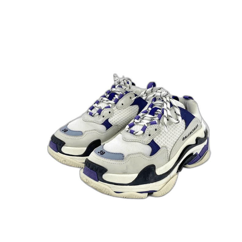 Balenciaga Triple Sneakers with Colorful Laces-2506