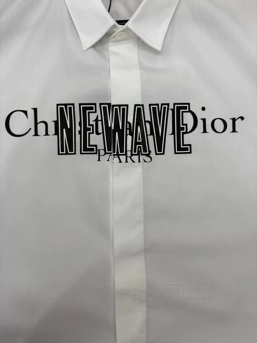 Dior Dior Letter Print Short Sleeve Shirt. Size US XS / EU 42 / 0 - 3 Thumbnail