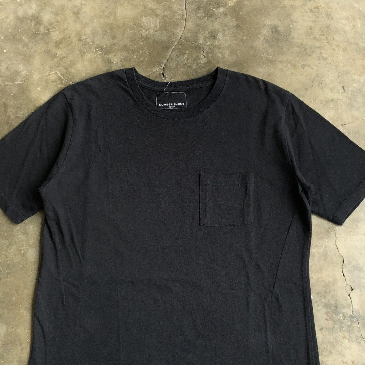 Number (N)ine Number (N)ine Denim / Travis Flacko Scott 2 Tone Pocket Tee Size US S / EU 44-46 / 1 - 2 Thumbnail