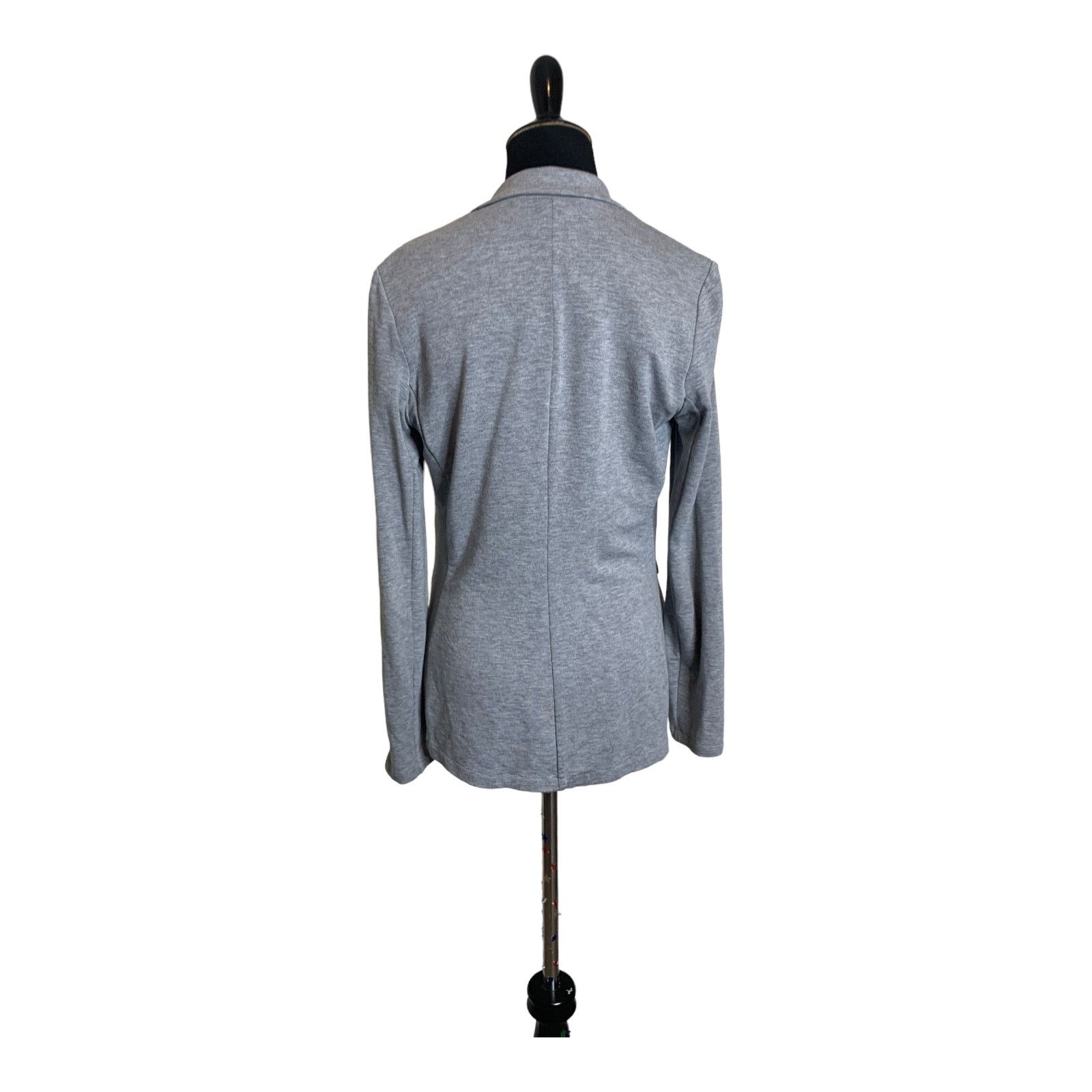 Magaschoni Magaschoni light gray one button blazer size Small Size S / US 4 / IT 40 - 9 Thumbnail
