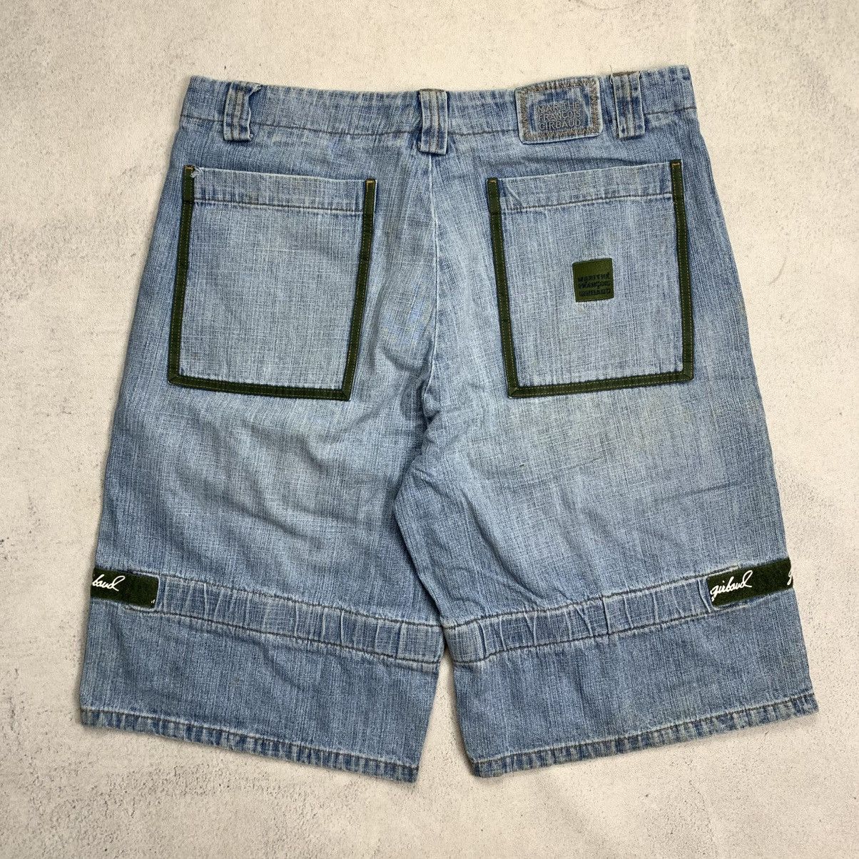Marithe + Francois Girbaud Girbaud Baggy Jorts Denim Short Pants Multi Pocket Size US 38 / EU 54 - 8 Thumbnail