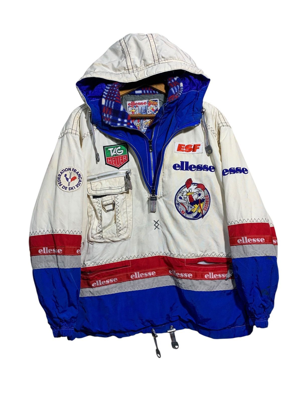 Ellesse × Goldwin 🔥VTG ELLESSE FRANCE NATIONAL SKI TEAM JACKETS Size US L / EU 52-54 / 3 - 4 Thumbnail