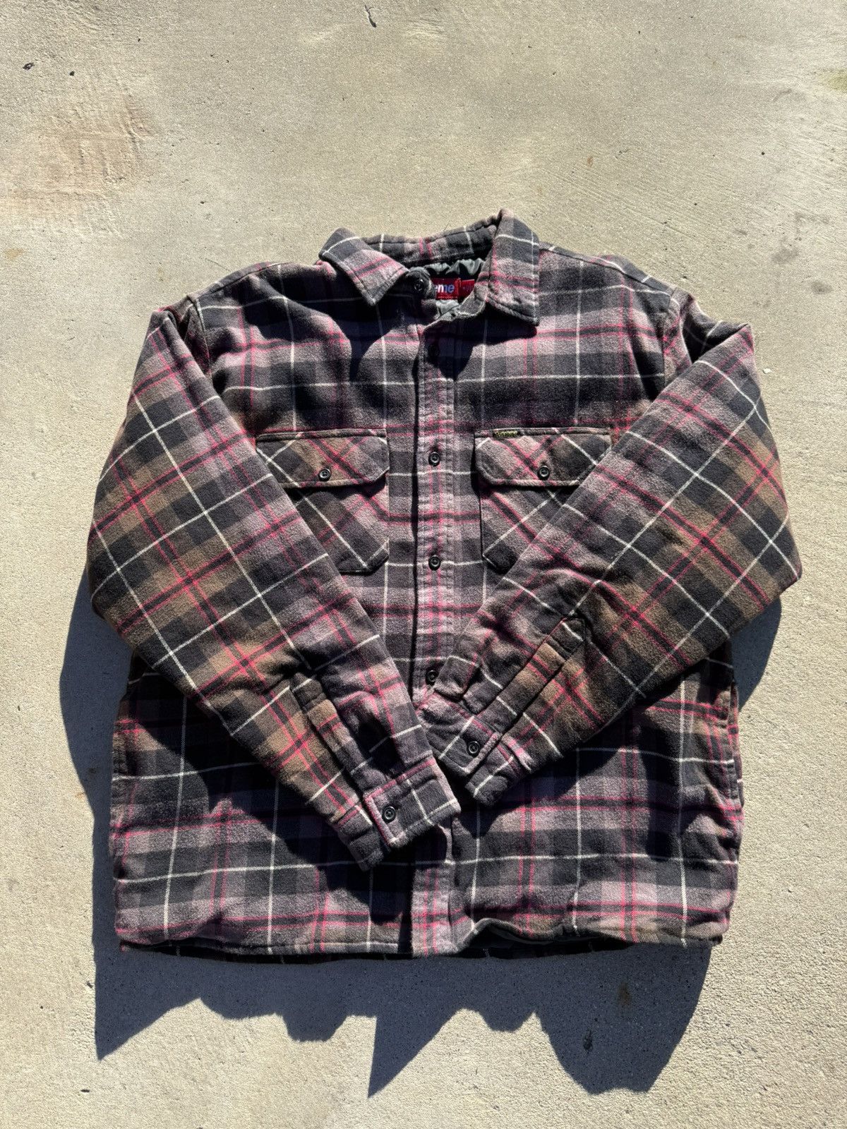 Supreme Supreme Quilted plaid flannel Size US M / EU 48-50 / 2 - 1 Thumbnail