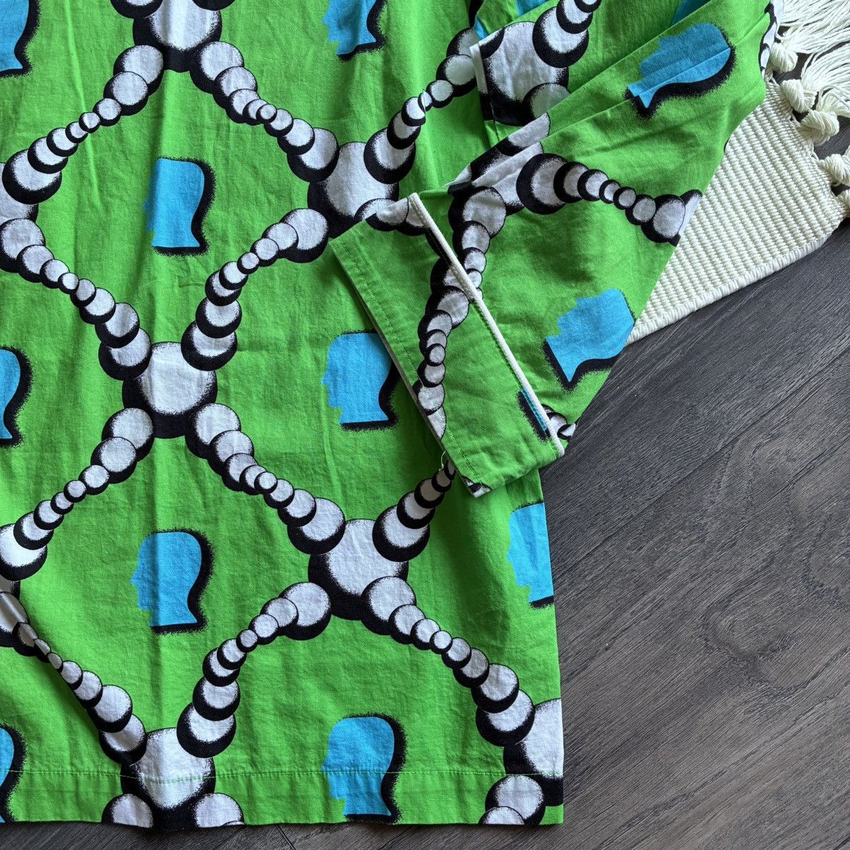 Brain Dead BRAIN DEAD Bubble Pajama Top Green Shirt Size US XL / EU 56 / 4 - 5 Thumbnail