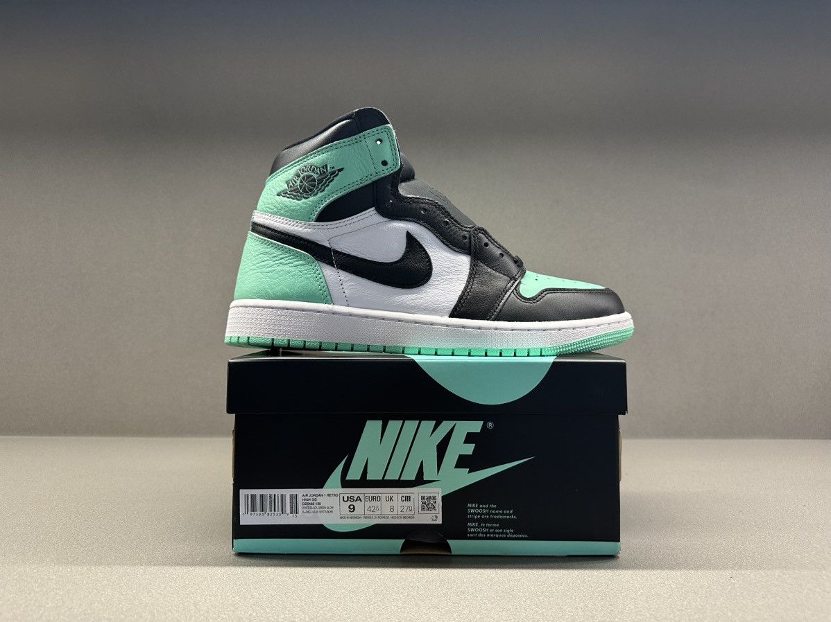 Jordan Brand Jordan 1 Retro High OG Green Glow Size US 9 / EU 42 - 4 Thumbnail