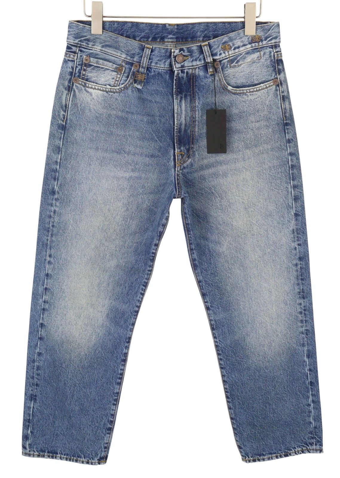 R13 BOYFRIEND 28 Jasper Faded Blue PF25 Jeans 87198 Size 28" / US 6 / IT 42 - 2 Thumbnail