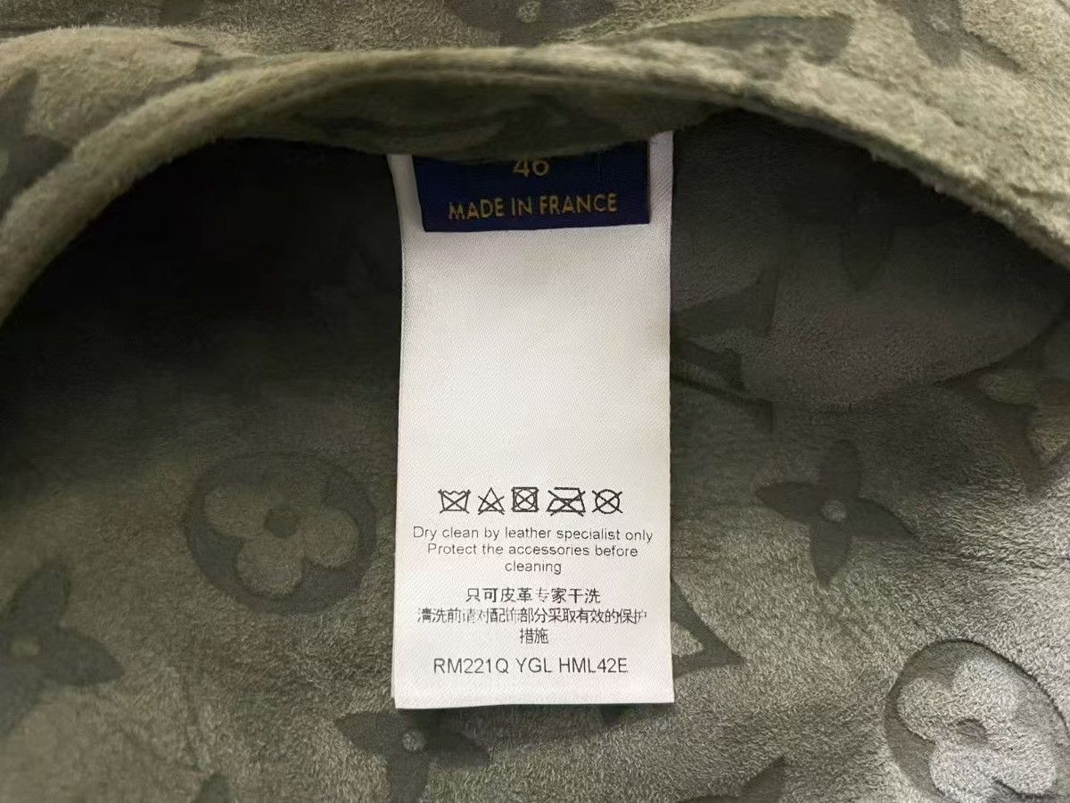 Louis Vuitton Louis Vuitton 46 Olive Green Monogram Shearling Jacket Size US S / EU 44-46 / 1 - 8 Thumbnail