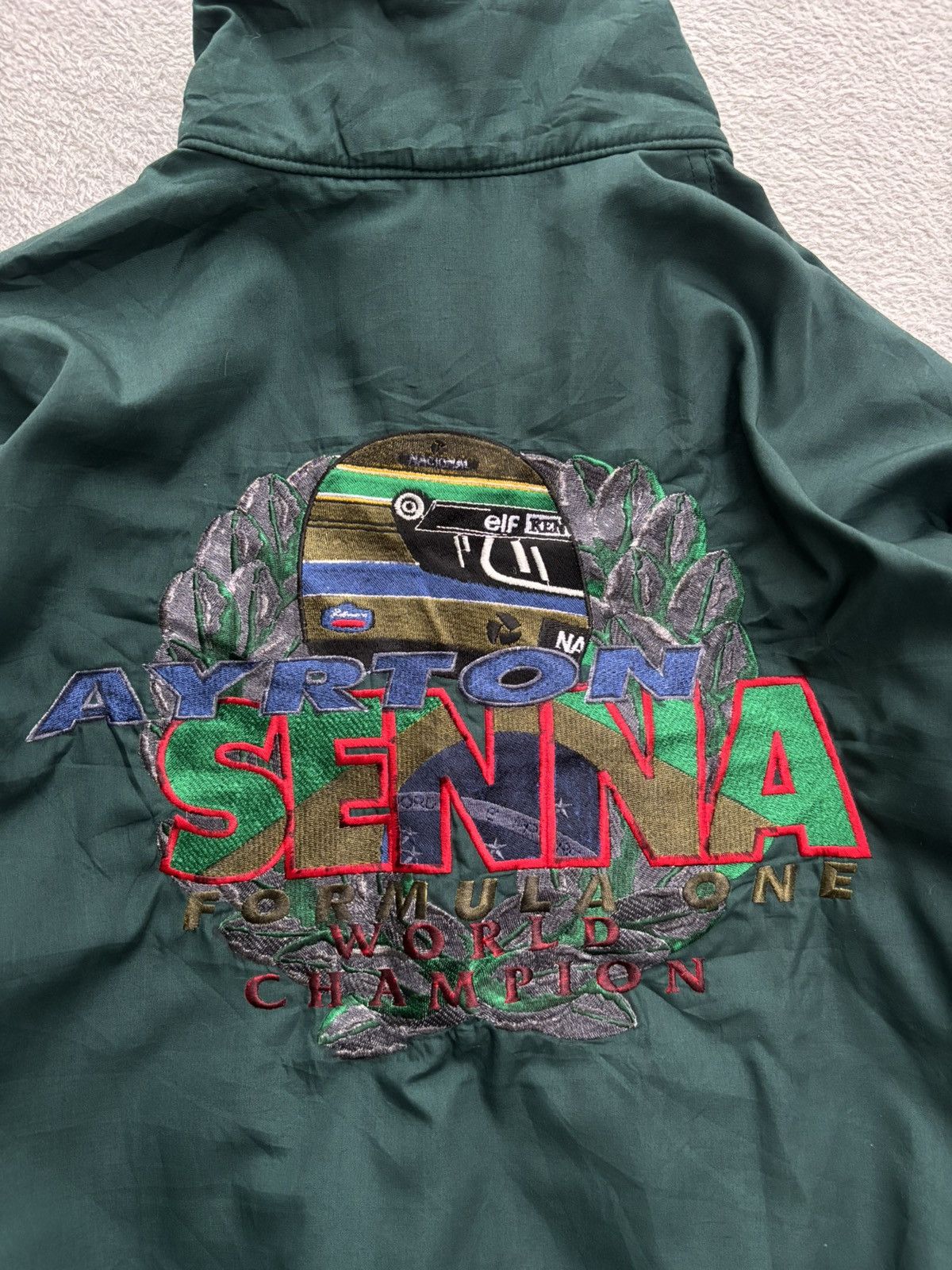 Formula 1 90s Aryton Sena- Formula 1 - Embroidered Bomber Jacket Size US M / EU 48-50 / 2 - 6 Thumbnail