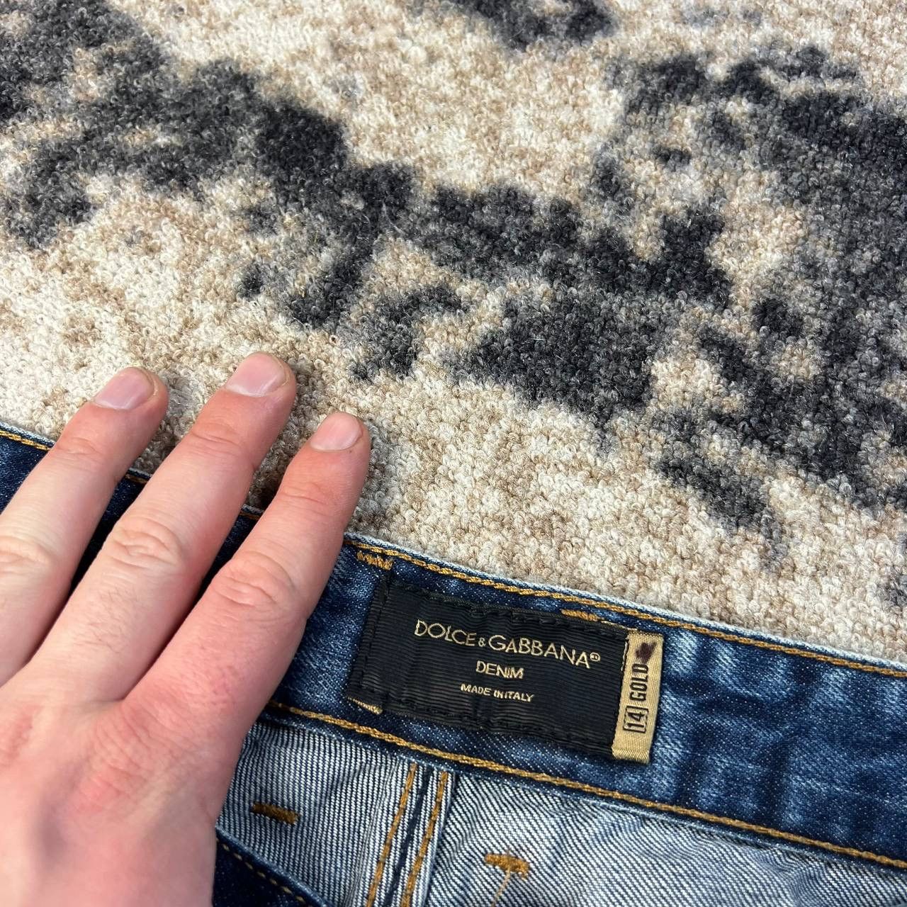 Dolce & Gabbana Dolce & Gabbana Gold Label Luxury Washed Denim Jeans Size US 31 - 7 Thumbnail