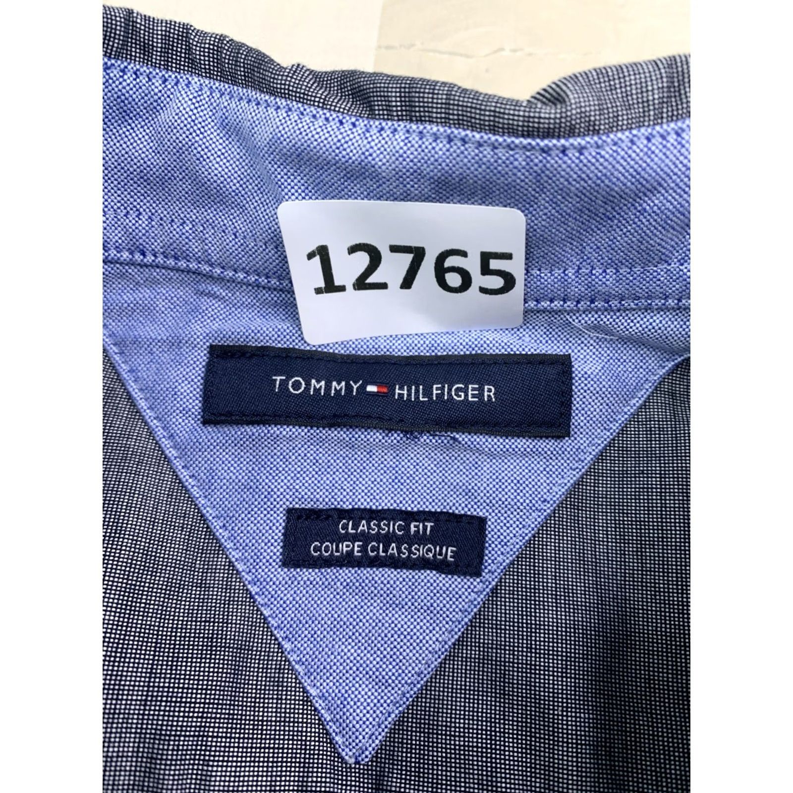 Tommy Hilfiger Tommy Hilfiger High-Sheen Stretch Woven Button-Down Oxford Men’s Shirt Large Gray Size US L / EU 52-54 / 3 - 6 Thumbnail
