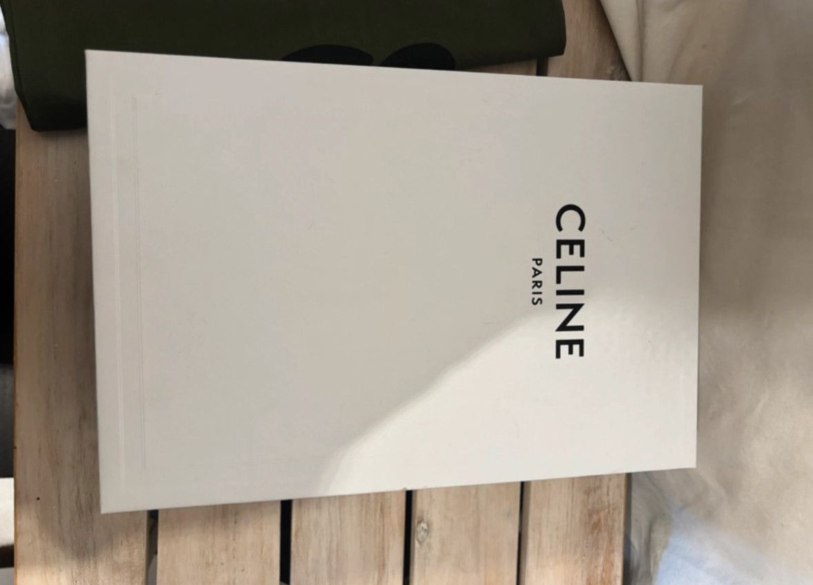 Celine Céline Tote Bag – Kaki Green Leather – 38x35 cm – Great Cond Size ONE SIZE - 7 Thumbnail