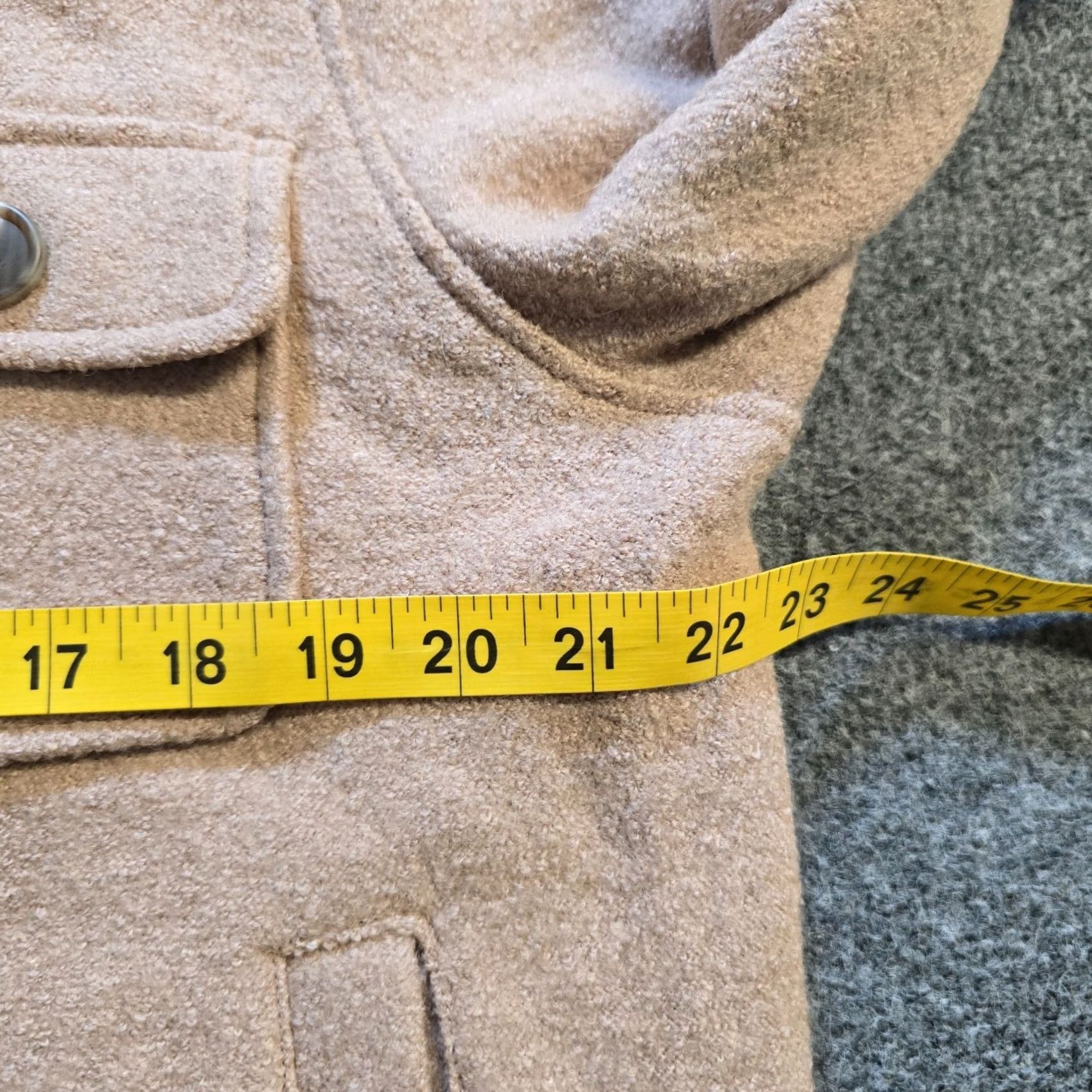 Joie VINTAGE? No — Joie Jacket Women XL Brown Wool Shacket Long Sleeve Pockets Casual Classic Utility Jacket Size XL / US 12-14 / IT 48-50 - 6 Thumbnail