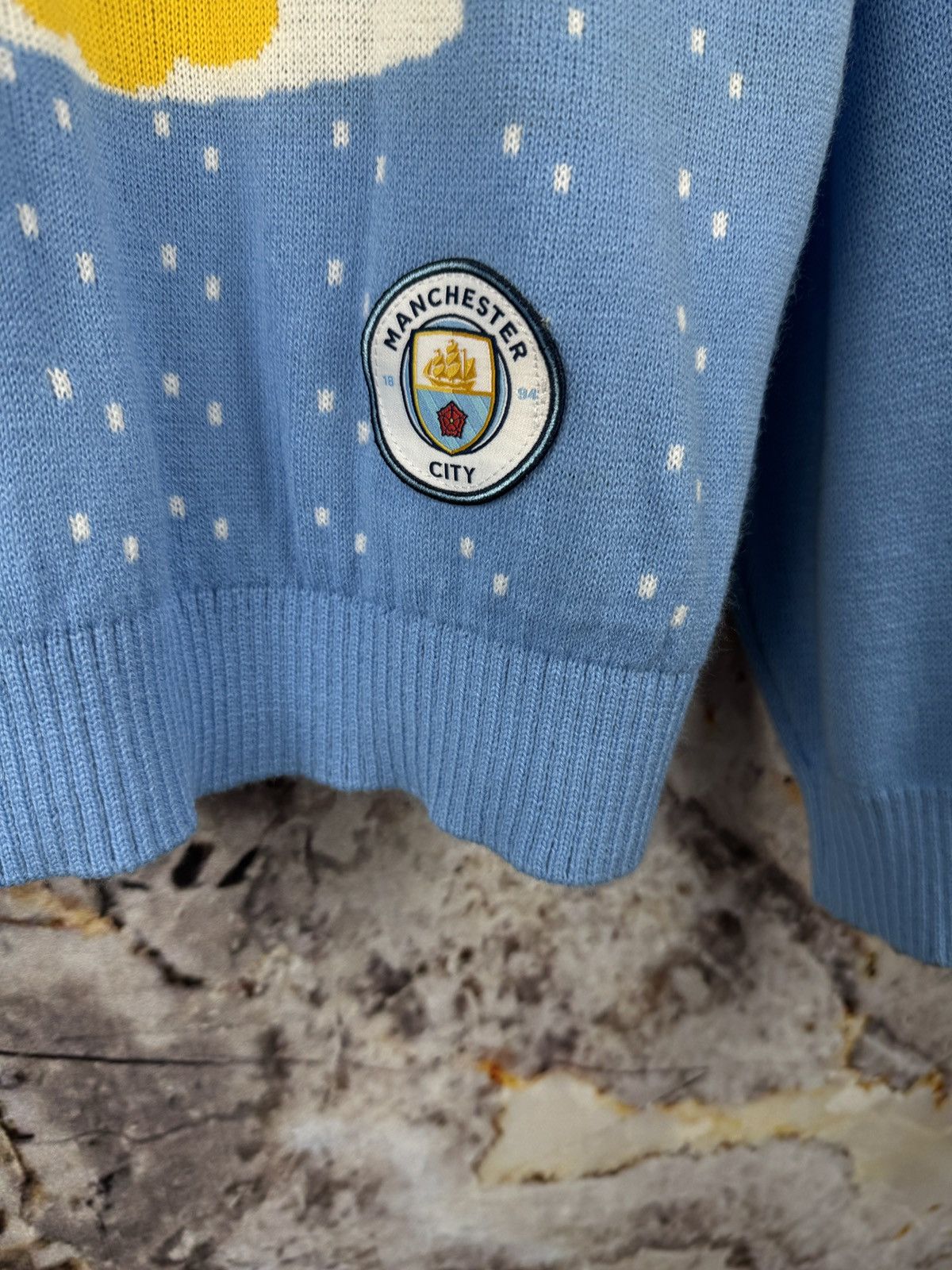 Nike Manchester City Sweater Pullover Winter Penguin Size Medium Size US M / EU 48-50 / 2 - 6 Thumbnail