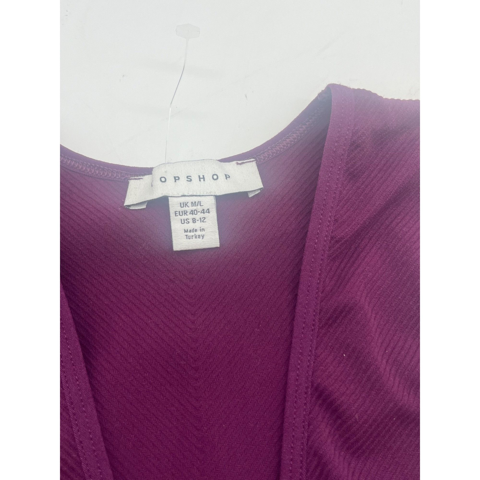 Topshop Topshop Seamless V Neck Bralette in Plum, Sz. M/L (US 8-12) Size ONE SIZE - 10 Thumbnail