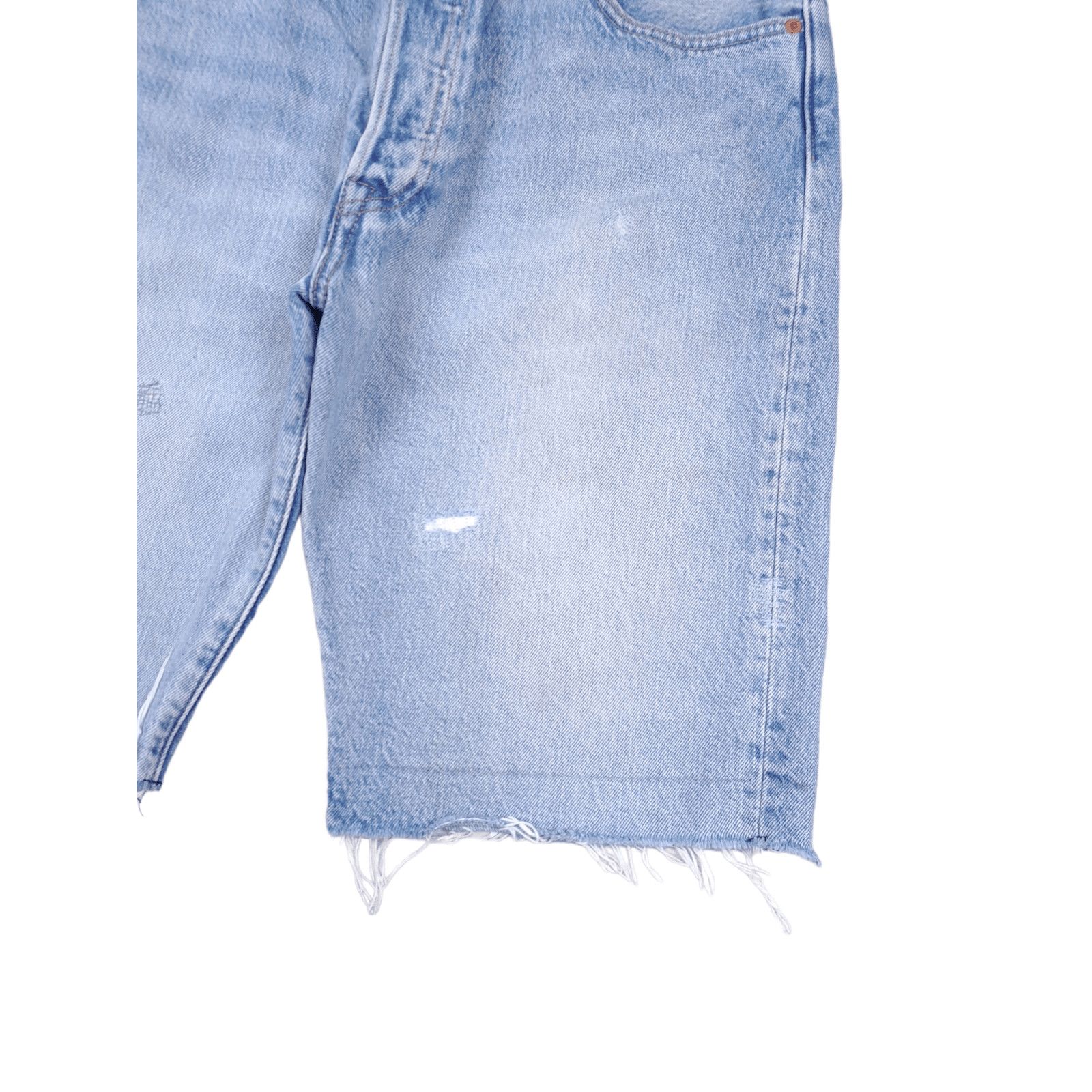 Levi's × Levi's Vintage Clothing Vintage Levis 501 Distressed Ripped Shorts Denim Jorts Size US 36 / EU 52 - 4 Thumbnail