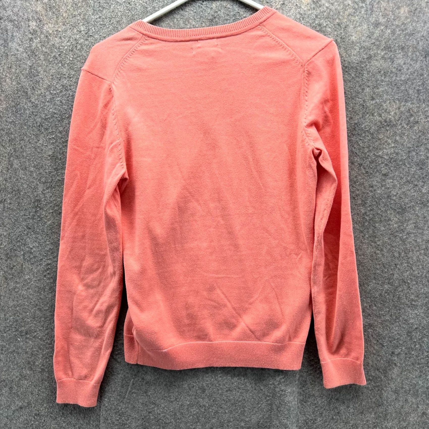 Tommy Hilfiger Tommy Hilfiger Sweater Women S Peach Crewneck Pullover Pima Cotton Stretch Size S / US 4 / IT 40 - 2 Thumbnail