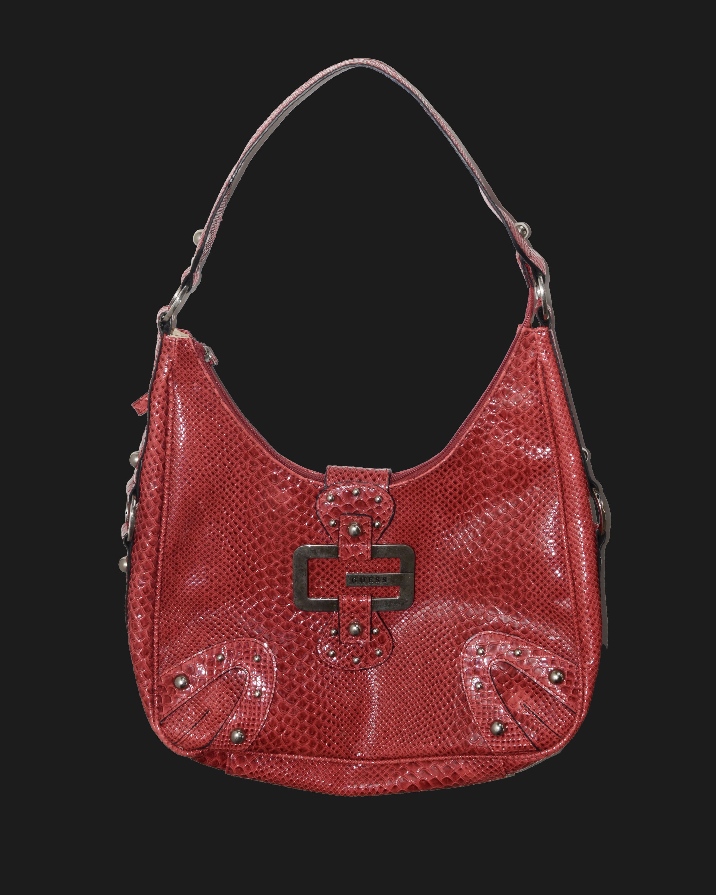 VINTAGE RED GUESS BAG