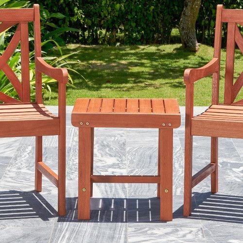 Designer × Homemade Caladesi Poolside Wood Side Table Size US L / EU 52-54 / 3 - 7 Thumbnail