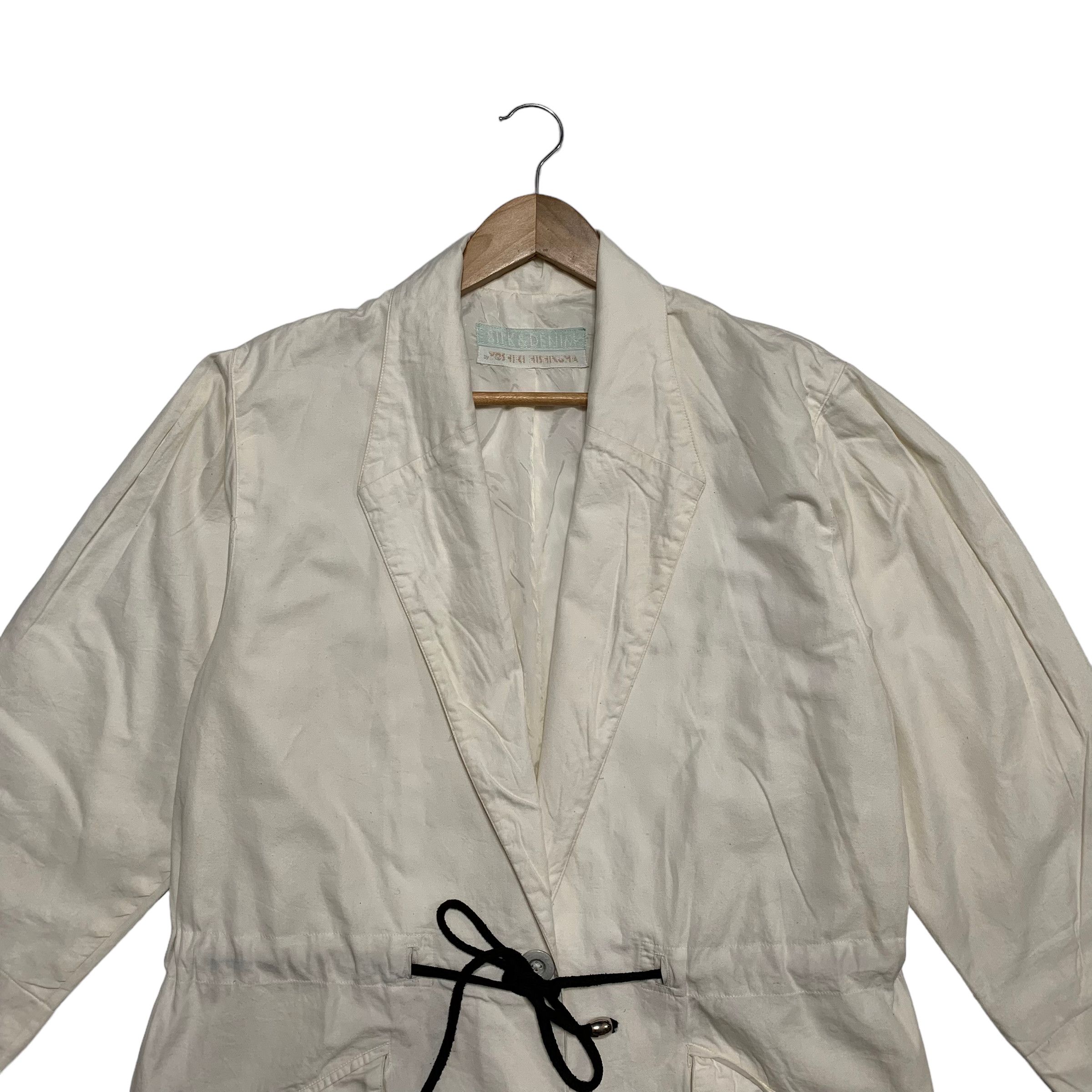 Other Yoshiki Hishinuma Silk & Denim Jacket Size L / US 10 / IT 46 - 4 Thumbnail