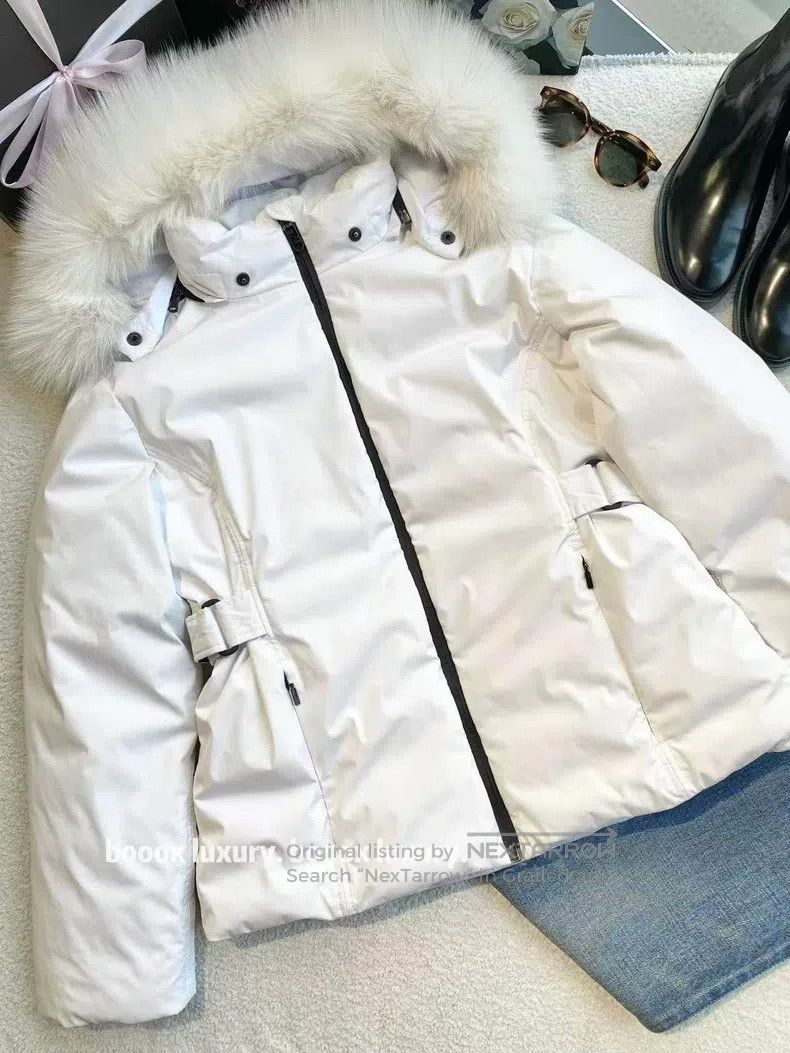 Fendi Fendi Nylon fitted waist hooded down jacket Size S / US 4 / IT 40 - 1 Thumbnail