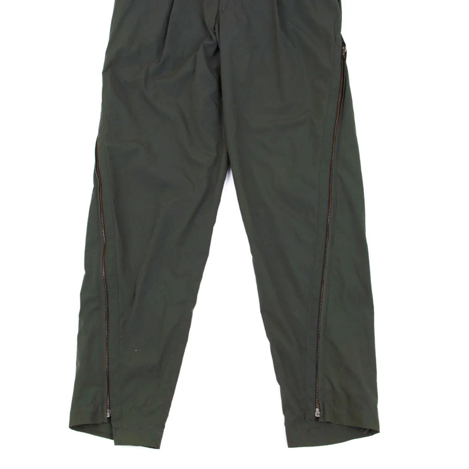 Issey Miyake Polyester Blend Zip Design Pants in Khaki Size S Size US 30 / EU 46 - 12 Thumbnail