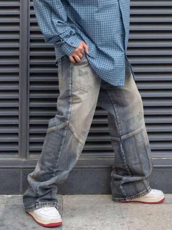 Japanese Brand VIBE Street vintage washed grunge heavyweight jeans Size US 32 / EU 48 - 3 Thumbnail