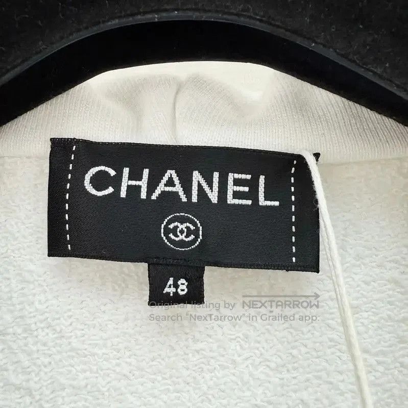 Chanel Chanel White Cotton Women's Hoodie . Size XXS / US 00 / IT 34 - 2 Thumbnail