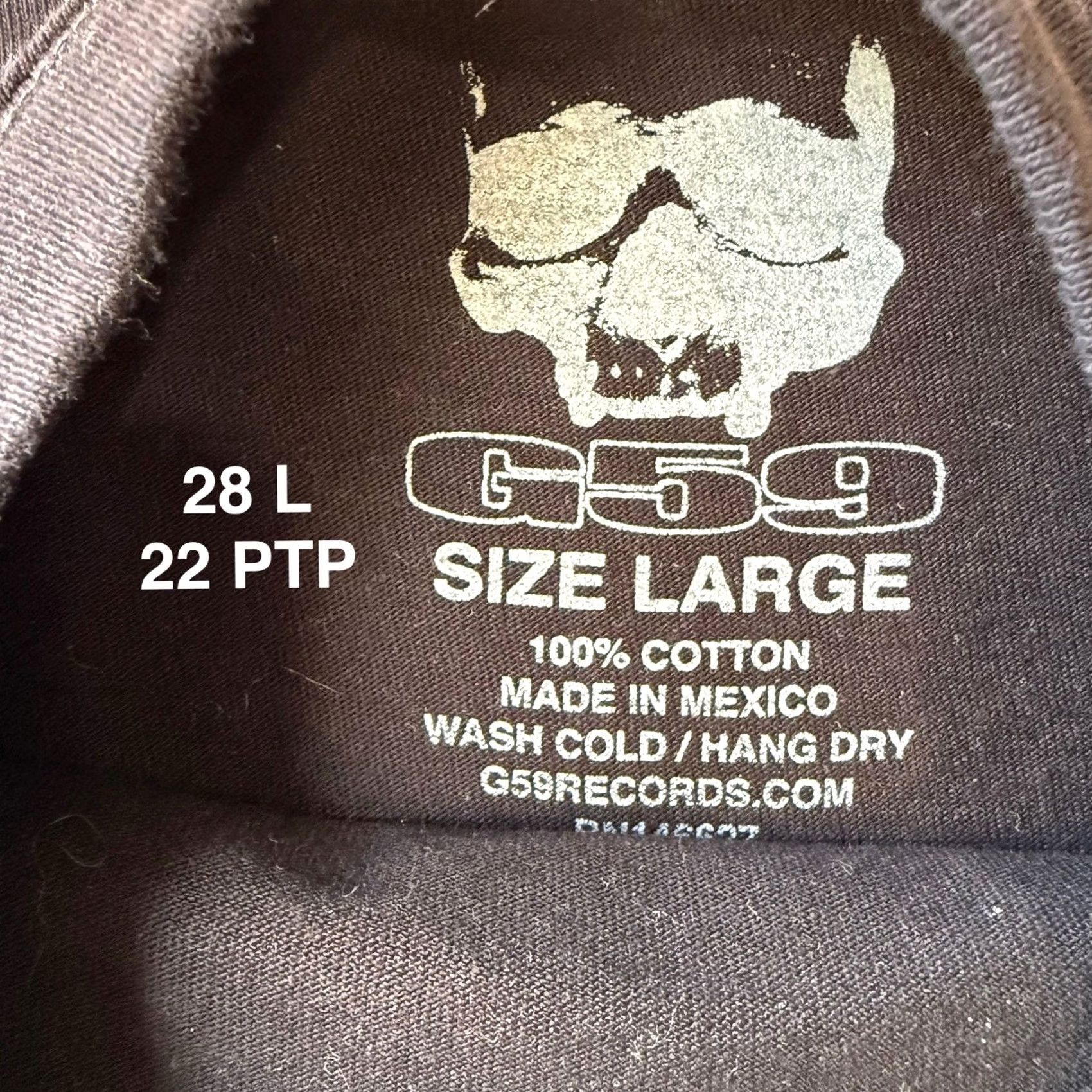 G59 Records G59 Suicide Boys Grey Day Large Black Tour Hip Hop Streetwear Shirt - - Size Size US L / EU 52-54 / 3 - 5 Thumbnail