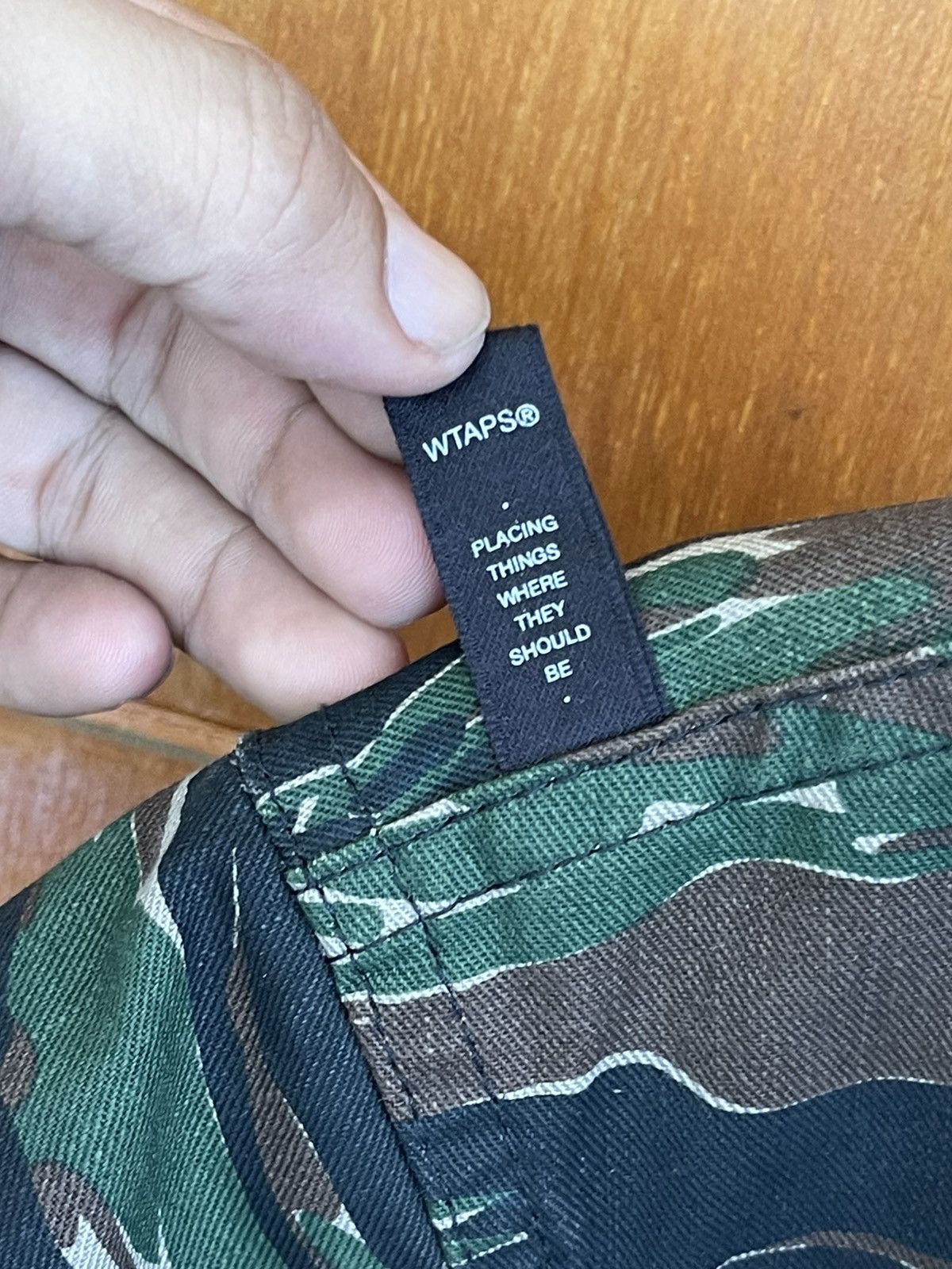 Wtaps WTPAS NON TIGER CAMO Size US M / EU 48-50 / 2 - 3 Thumbnail