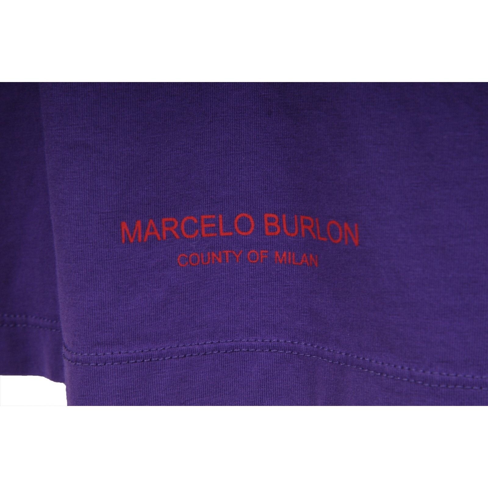 Marcelo Burlon MLB Miami Florida Marlins T Shirt Large Purple Orange Size US L / EU 52-54 / 3 - 5 Thumbnail