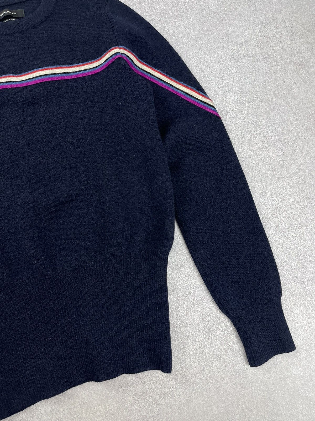 Isabel Marant Isabel Marant Wool Knit Sweater Navy Size 40 Size S / US 4 / IT 40 - 2 Thumbnail