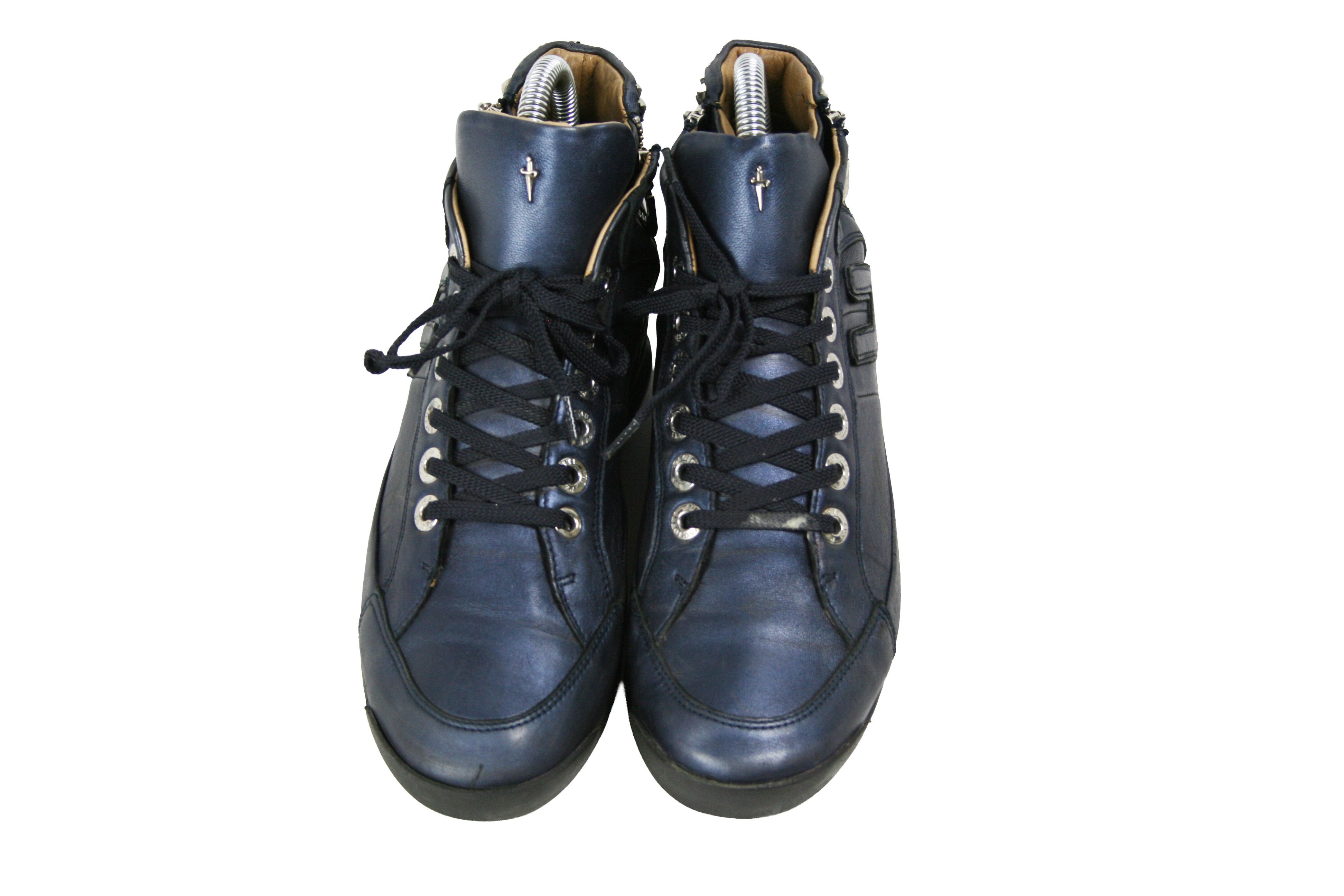 Paciotti 00S Y2K Rockstuds Side Zip Sneakers Vintage Size US 7 / IT 37 - 7 Thumbnail