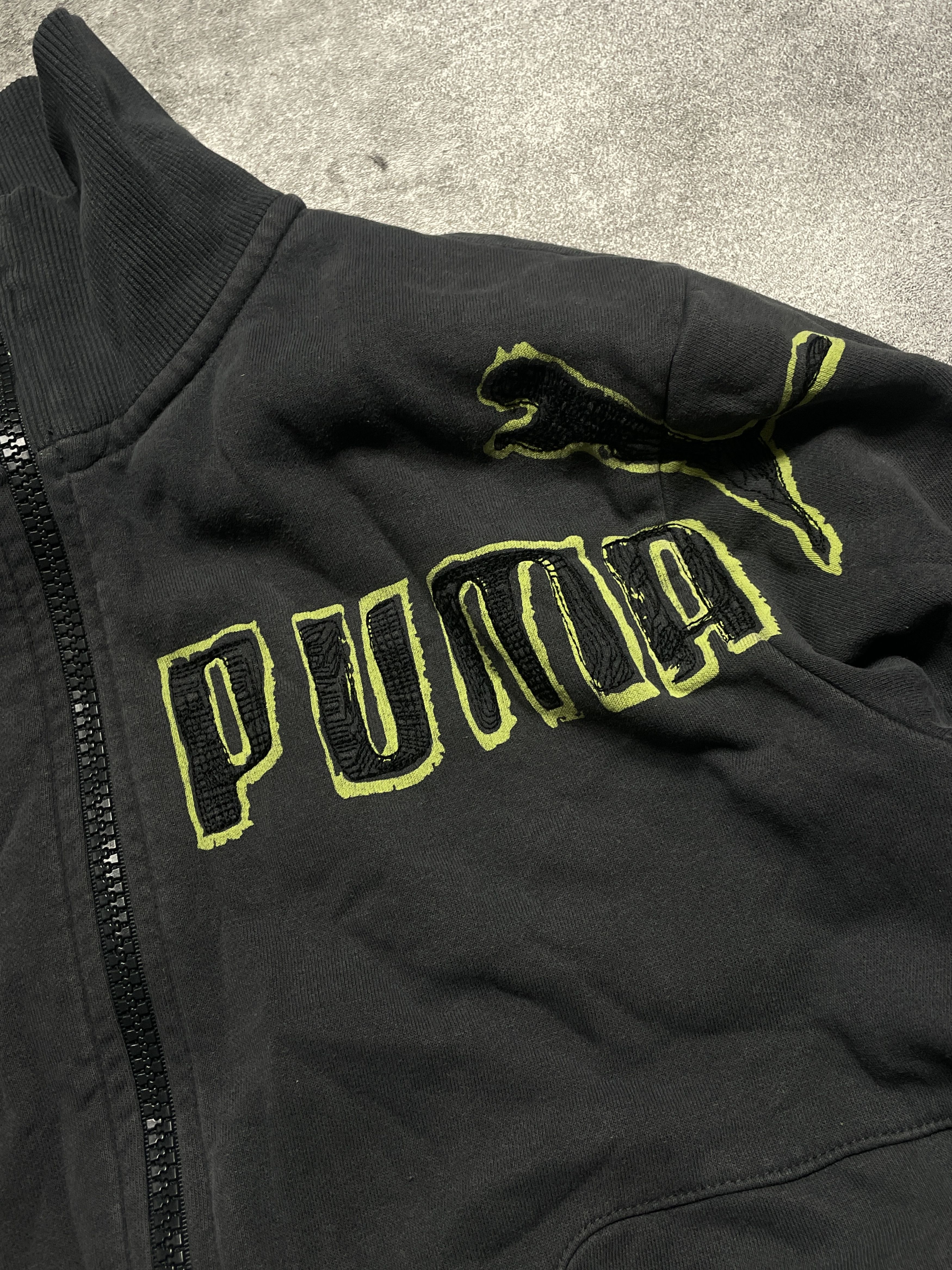 Puma 🔥RARE🔥Puma Vintage Y2K Sweatshirt Zip Spellout Size M / US 6-8 / IT 42-44 - 3 Thumbnail