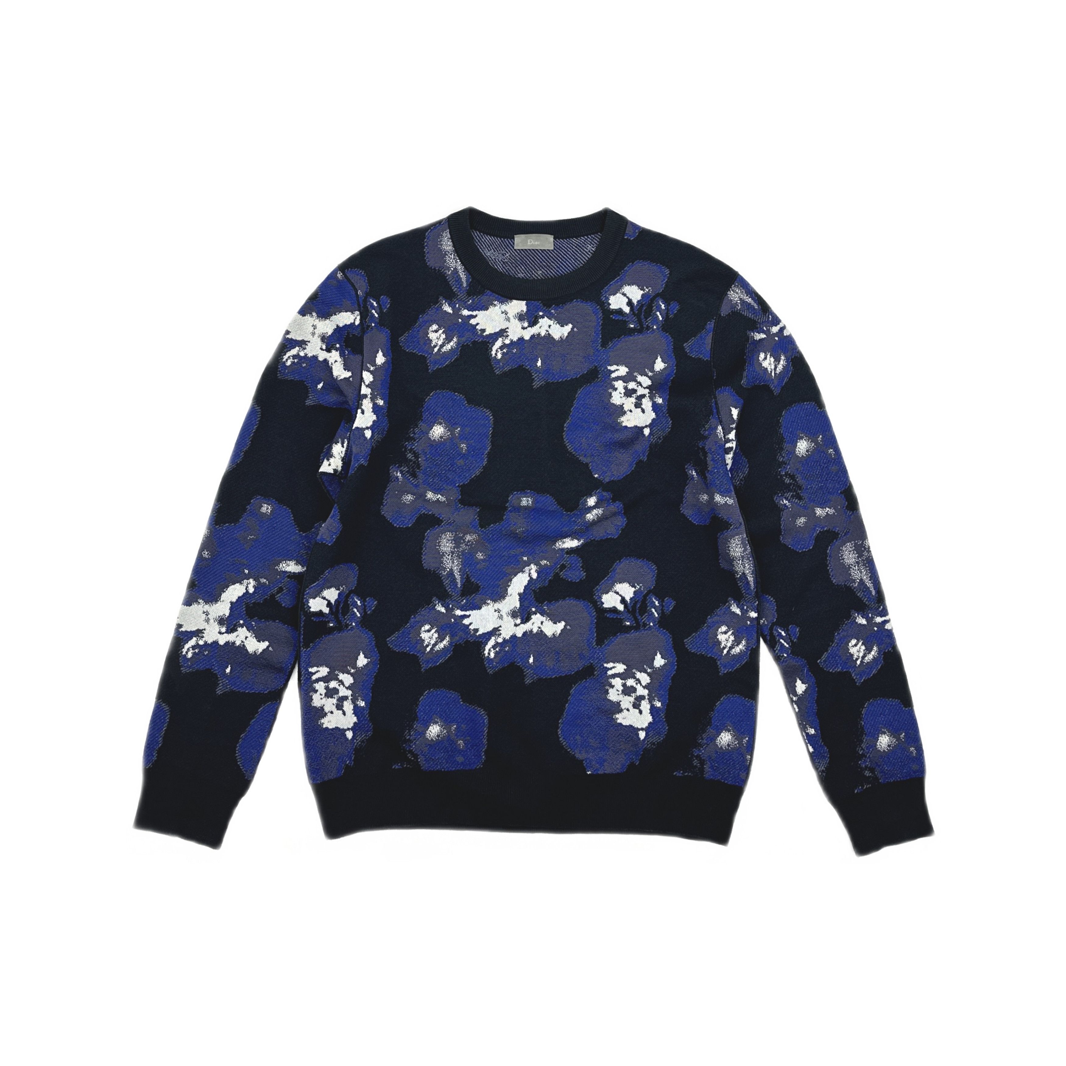 Dior Dior Floral Intarsia Knit Sweater Size M Size US M / EU 48-50 / 2 - 1 Thumbnail