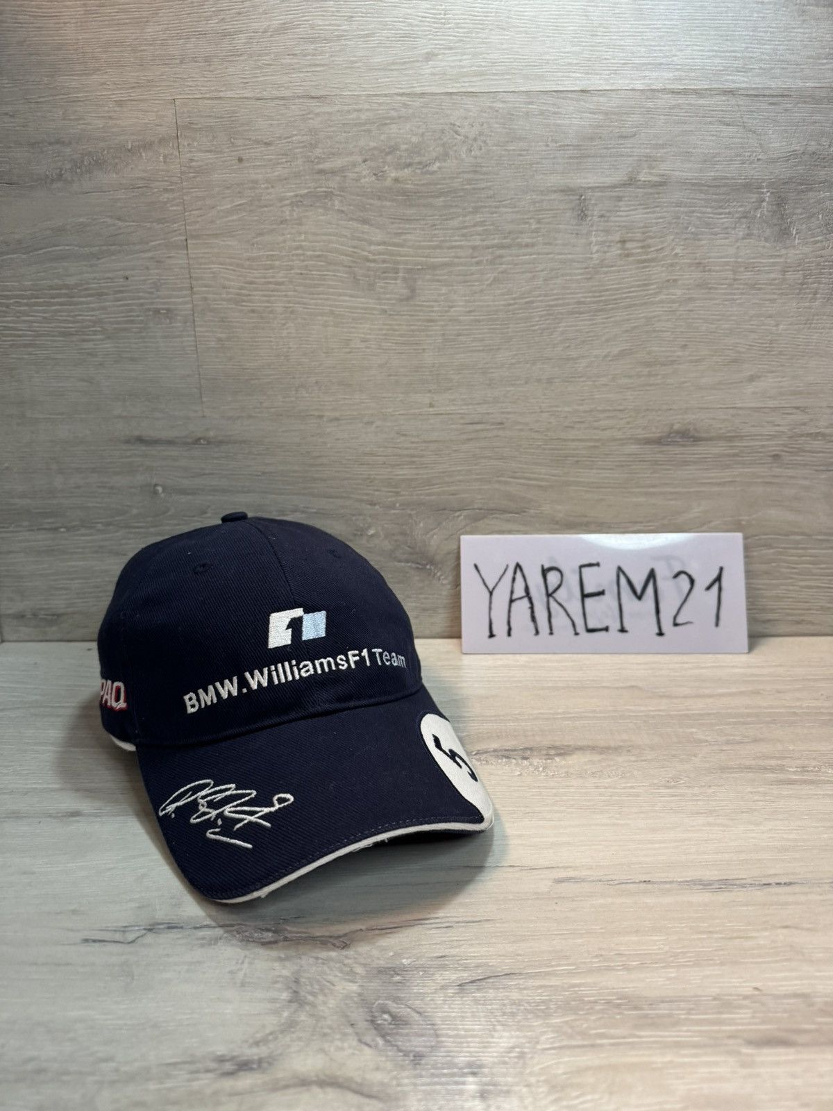 BMW BMW Williams F1 Team 2002 Ralf Schumacher #5 Adjustable Cap Size ONE SIZE - 1 Thumbnail